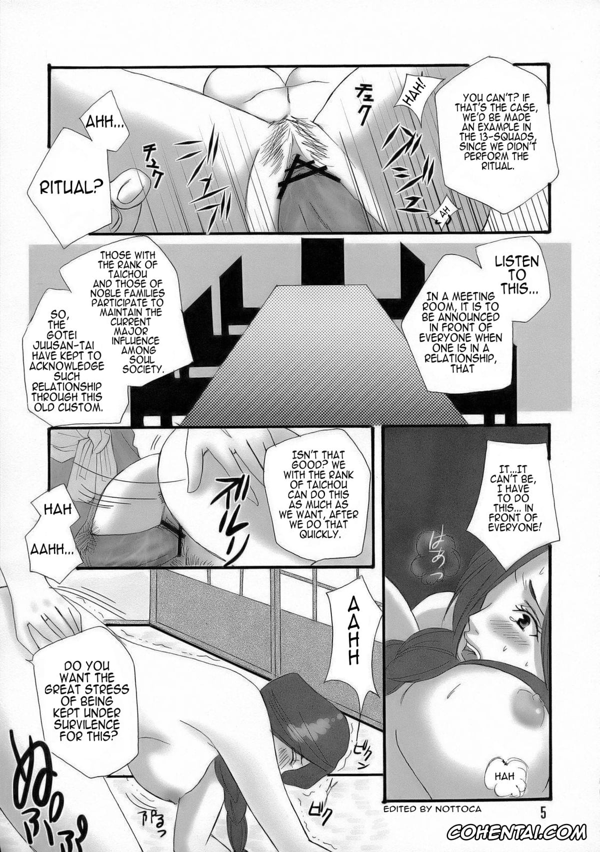 Bleach xxx, Jushiro Ukitake xxx, Retsu Unohana xxx, Bankai ~ Unohana Kuzushi ~ (Bleach), pagina 4