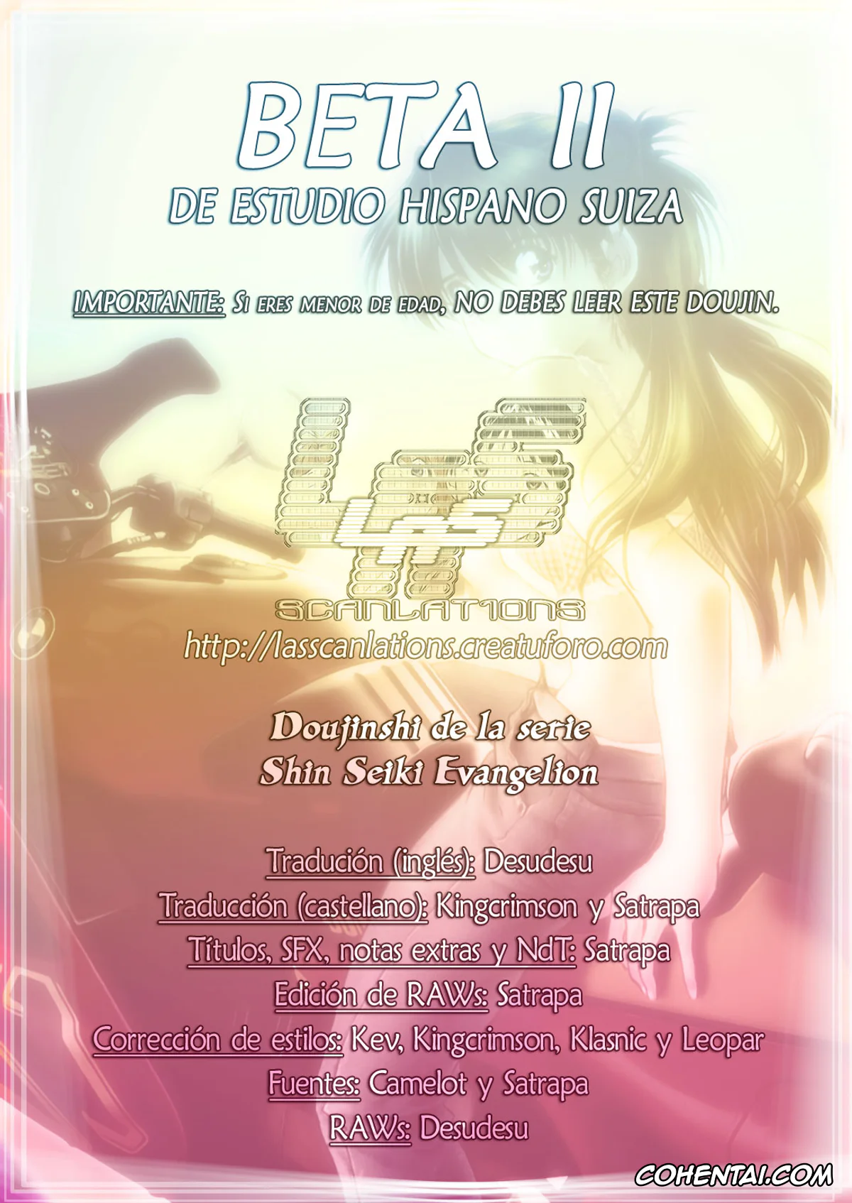 Neon Genesis Evangelion porno, Asuka Langley Soryu porno, Hikari Horaki porno, βII «Beta II» (Neon Genesis Evangelion), pagina 2