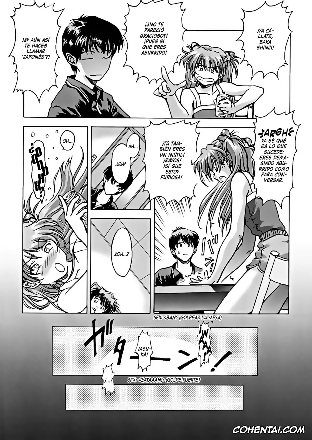 Neon Genesis Evangelion hentai, Asuka Langley Soryu hentai, Hikari Horaki hentai, βII «Beta II» (Neon Genesis Evangelion), pagina 9