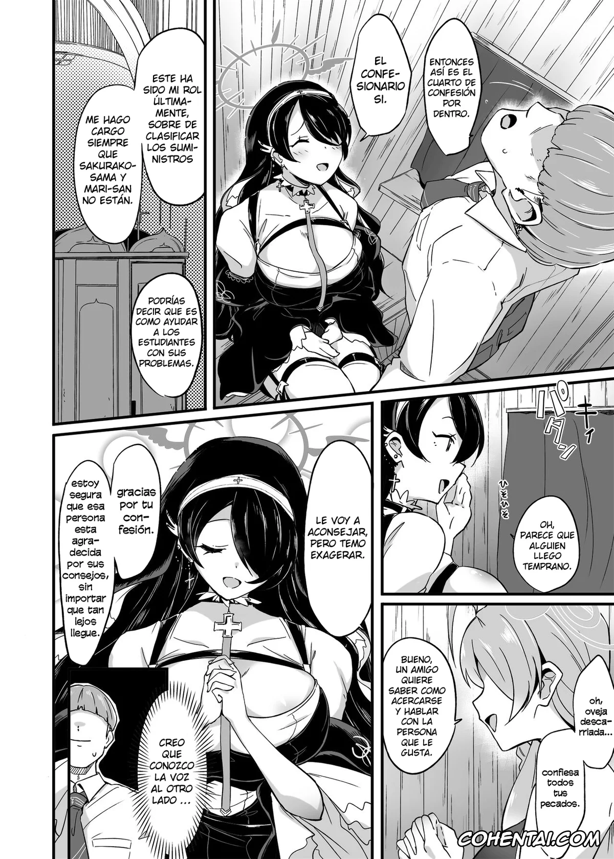 Blue Archive xxx, Hinata Wakaba xxx, Sensei xxx, Ui Kozeki xxx, Zenkoutei Seito. Seisan Sacrament (Blue Archive), pagina 7