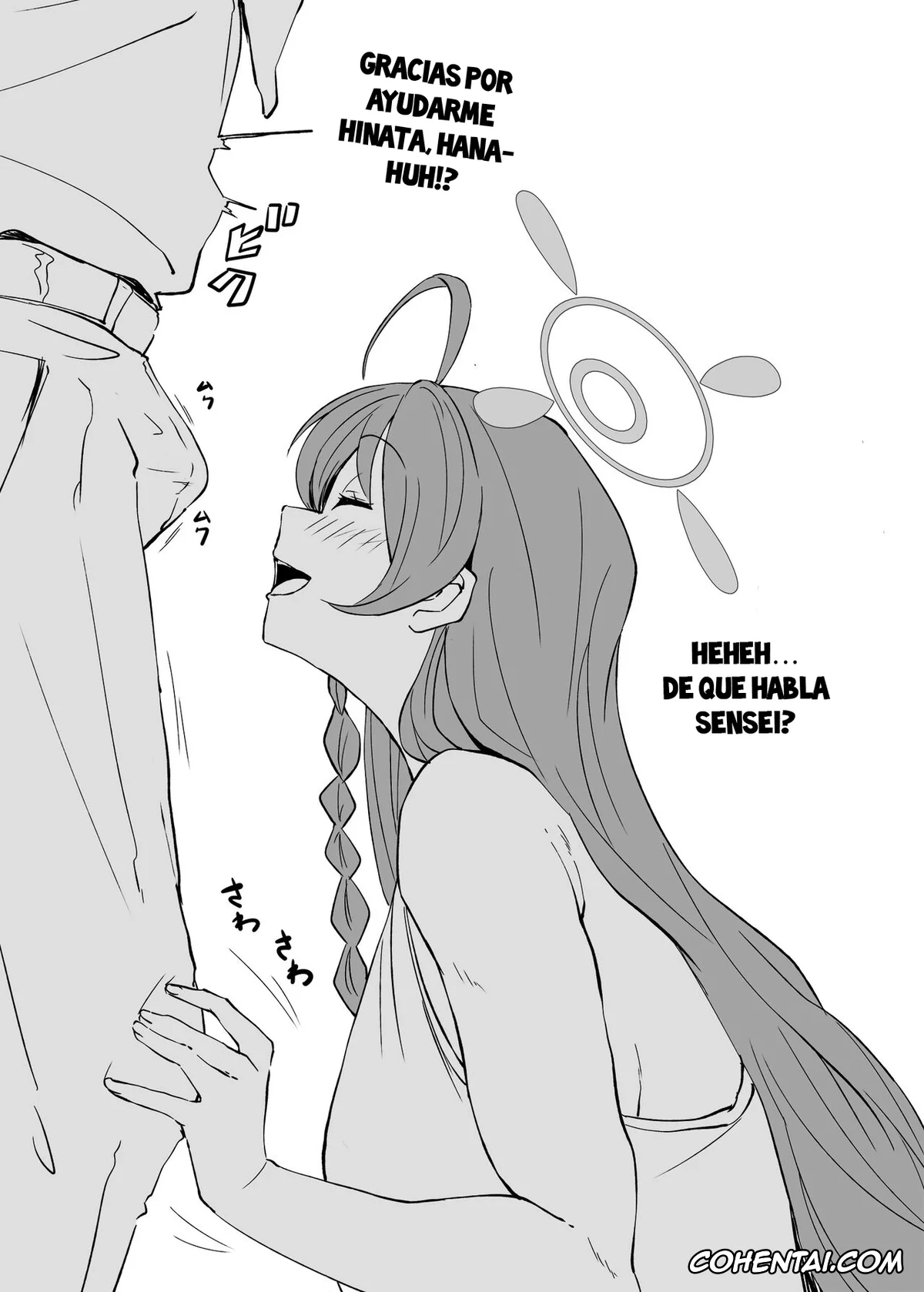 Blue Archive hentai, Hinata Wakaba hentai, Sensei hentai, Ui Kozeki hentai, Zenkoutei Seito. Seisan Sacrament (Blue Archive), pagina 15