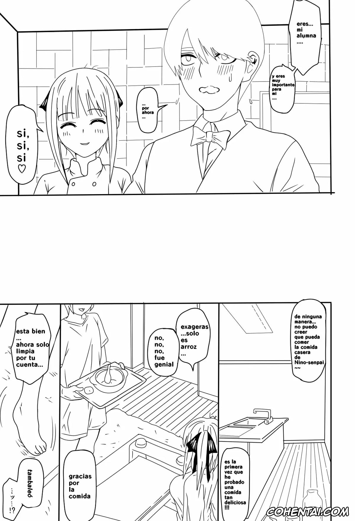 Gotoubun No Hanayome | The Quintessential Quintuplets hentai, Fuutarou Uesugi hentai, Nino Nakano hentai, Ichinengo no Itazura (Gotoubun no Hanayome), pagina 6