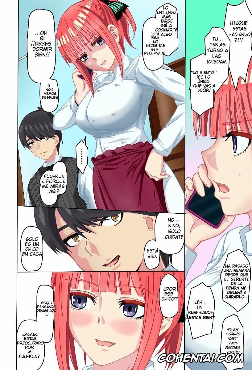 Gotoubun No Hanayome | The Quintessential Quintuplets porno, Nino Nakano porno, Nino-san to Kaze to Yarichin Kouhai (Gotoubun no Hanayome), pagina 2