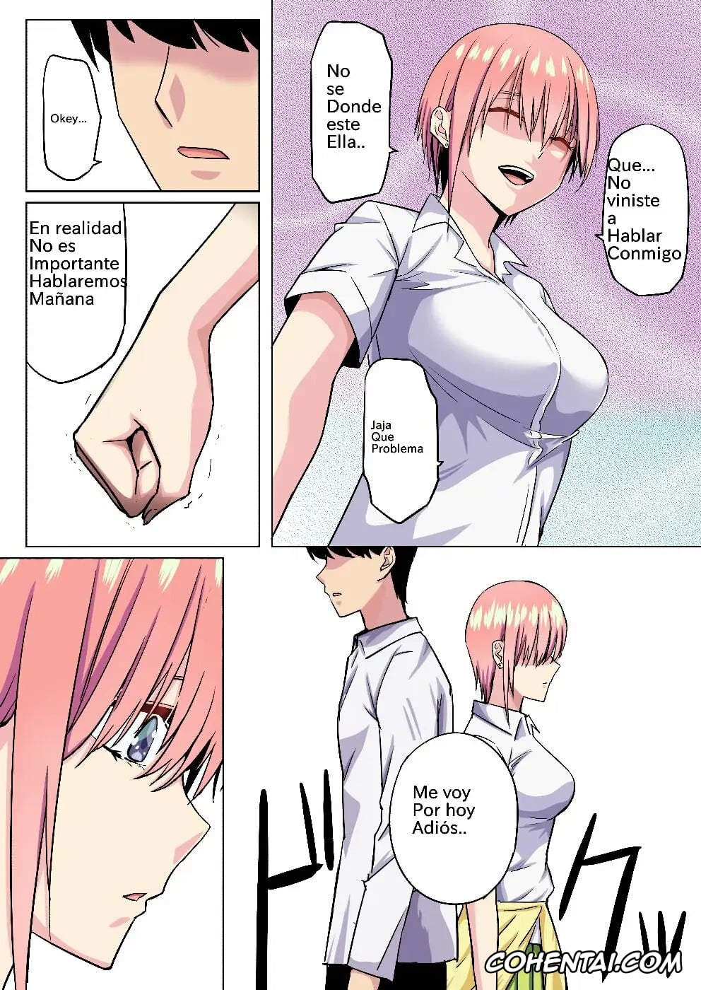 Gotoubun No Hanayome | The Quintessential Quintuplets xxx, Fuutarou Uesugi xxx, Ichika Nakano xxx, Miku Nakano xxx, Nakano-ke Bijin Shimai Shojo Soushitsu (Gotoubun no Hanayome), pagina 16