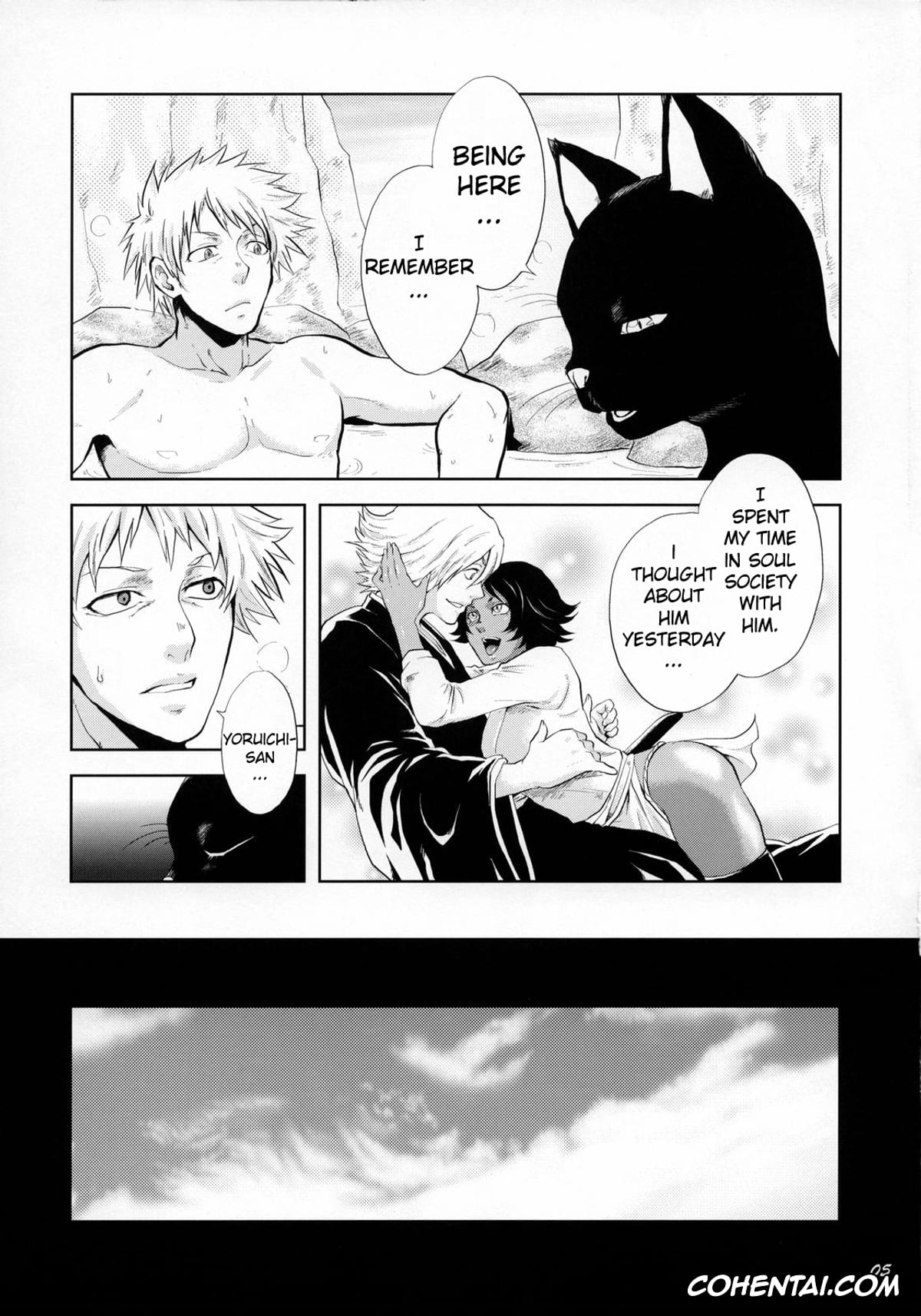 Bleach porno, Ichigo Kurosaki porno, Kisuke Urahara porno, Renji Abarai porno, Yoruichi Shihoin porno, Yukemuri NyanNyan Jiken (Bleach), pagina 5