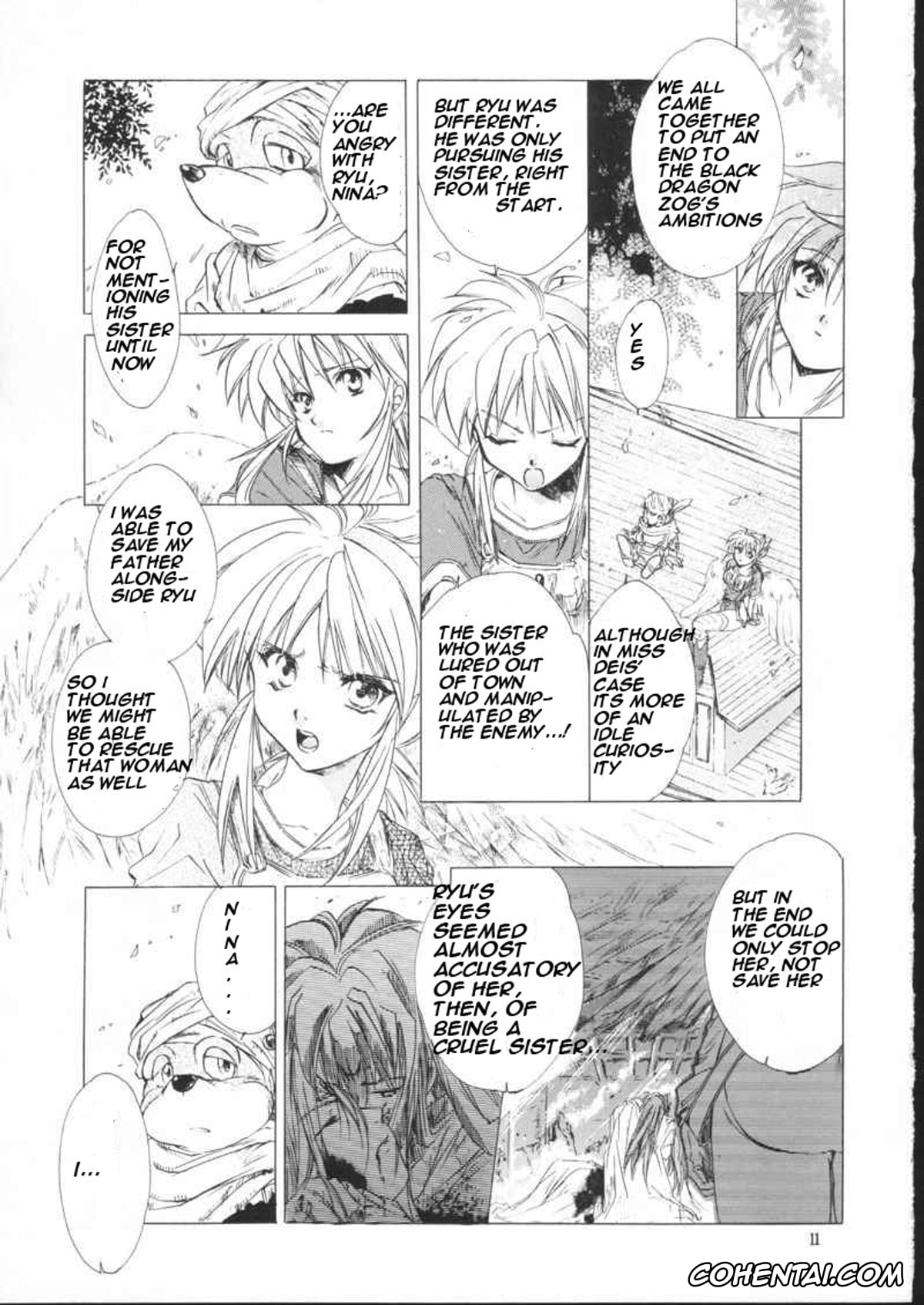 Breath Of Fire hentai, Nina hentai, Ryu hentai, side:NINA – Ryuu no Me no Fuukei ~ second (Breath Of Fire), pagina 9