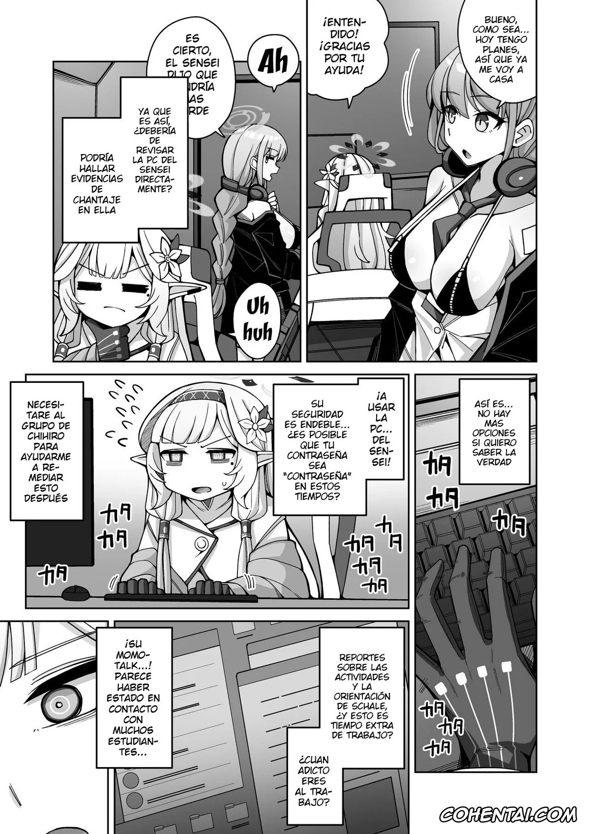 Blue Archive xxx, Zenchi, Arui wa Zen Oroka. (Blue Archive), pagina 16