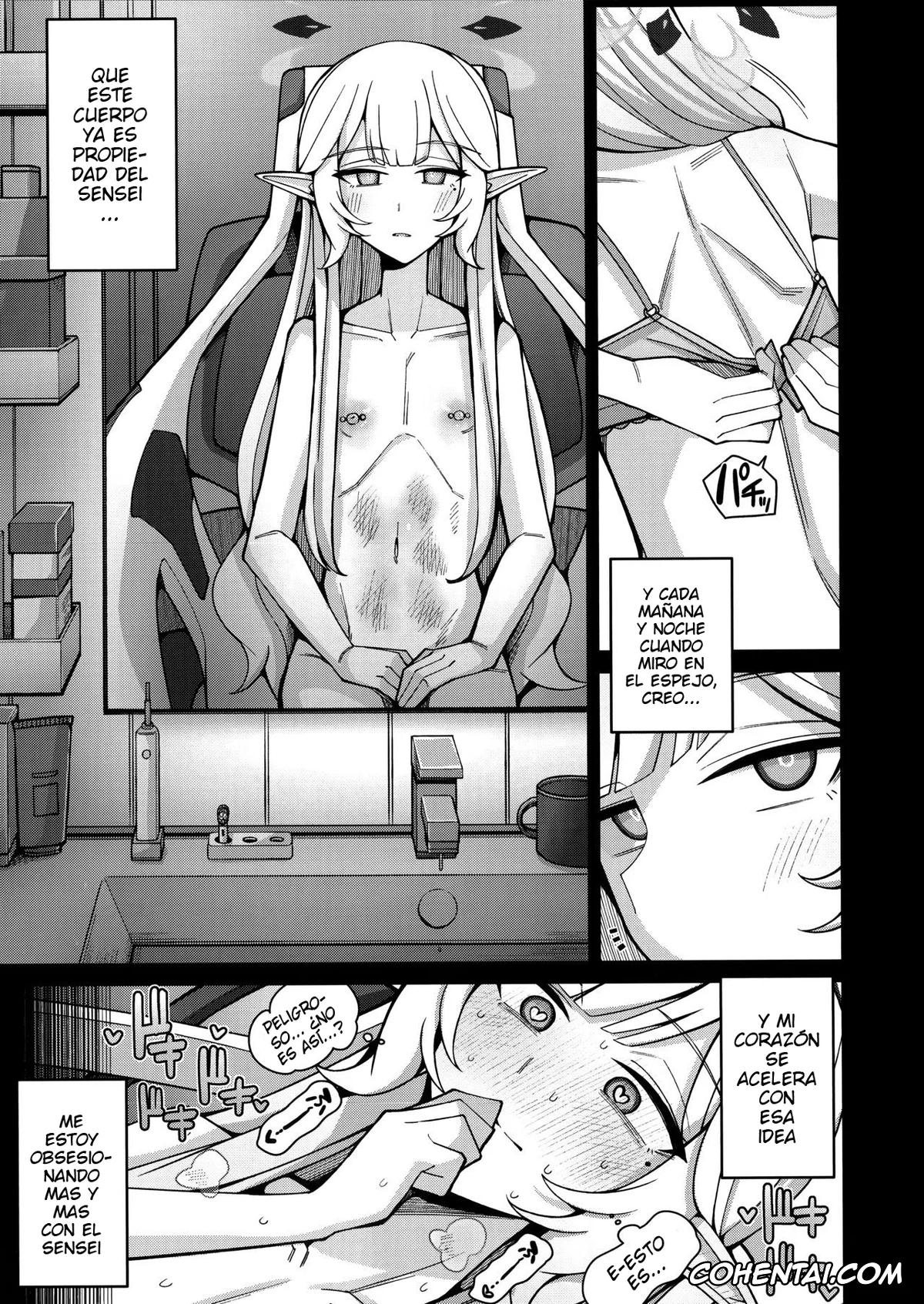 Blue Archive xxx, Zenchi, Arui wa Zen Oroka. (Blue Archive), pagina 55