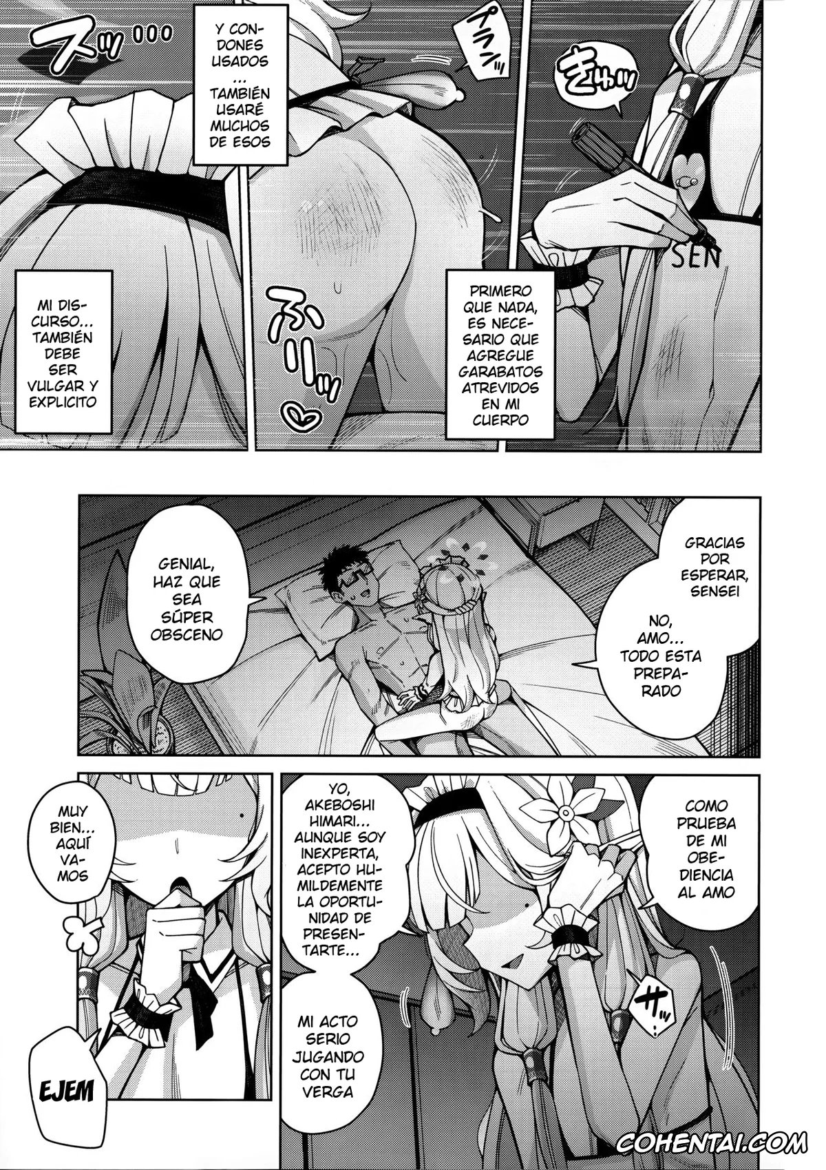 Blue Archive xxx, Zenchi, Arui wa Zen Oroka. (Blue Archive), pagina 85