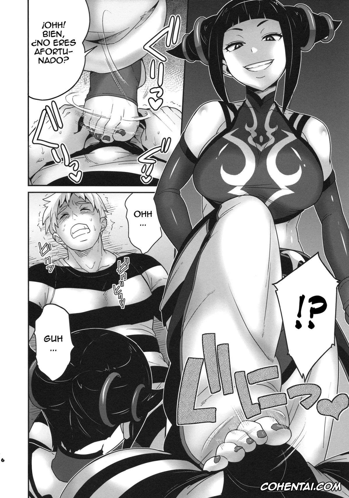 Street Fighter hentai, Cody Travers hentai, Juri Han hentai, Juri Game (Super Street Fighter IV), pagina 6