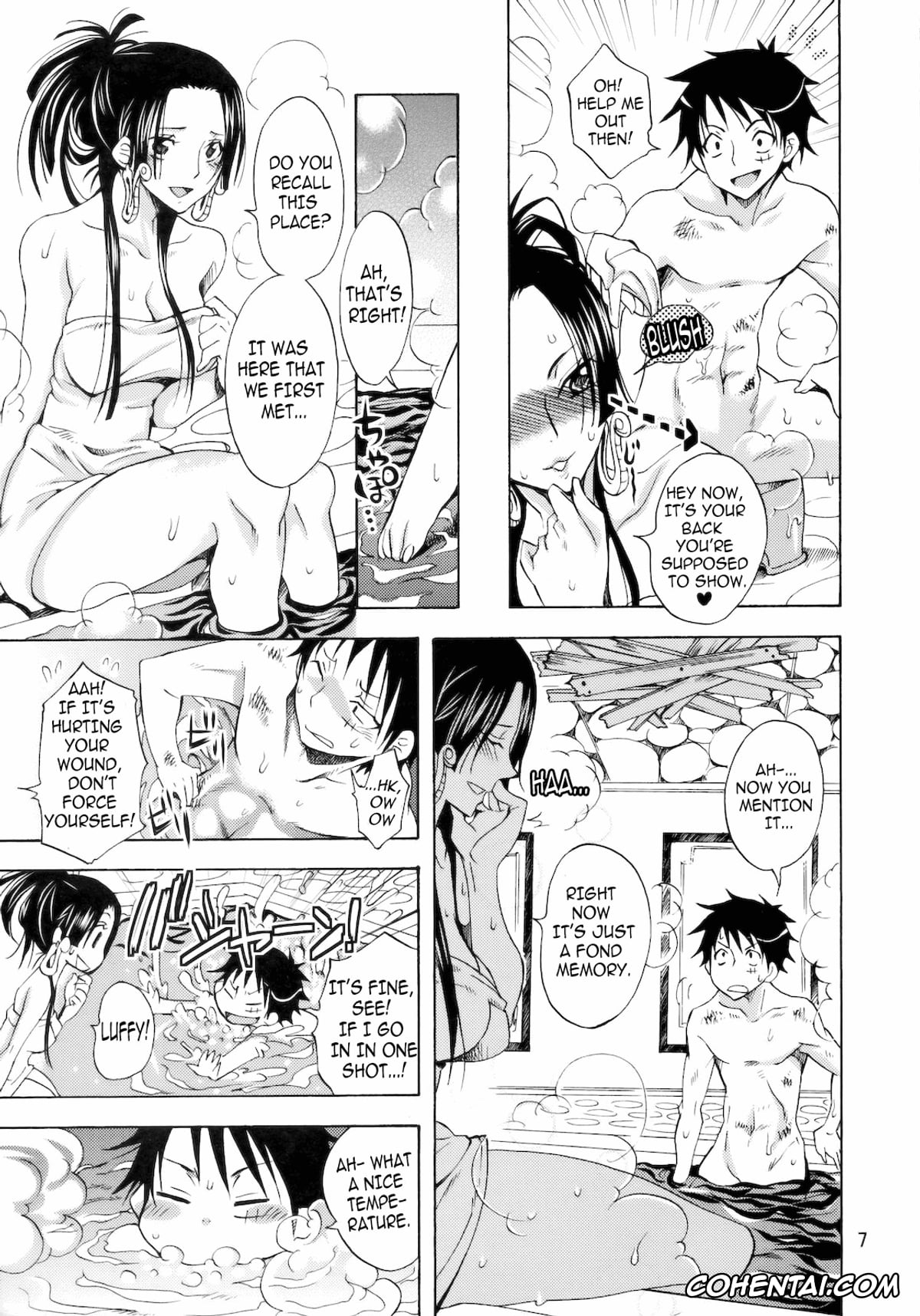 One Piece hentai, Boa Hancock hentai, Monkey D. Luffy hentai, Kaizokuou no Yome ni Warawa wa Naru! (One Piece), pagina 6