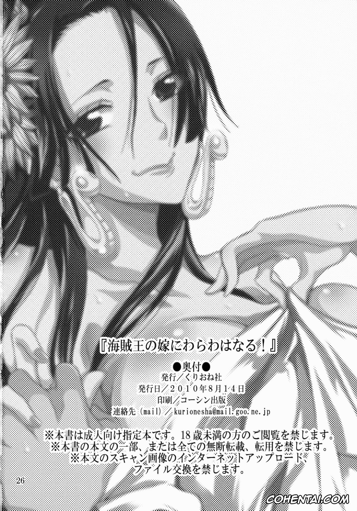 One Piece xxx, Boa Hancock xxx, Monkey D. Luffy xxx, Kaizokuou no Yome ni Warawa wa Naru! (One Piece), pagina 25
