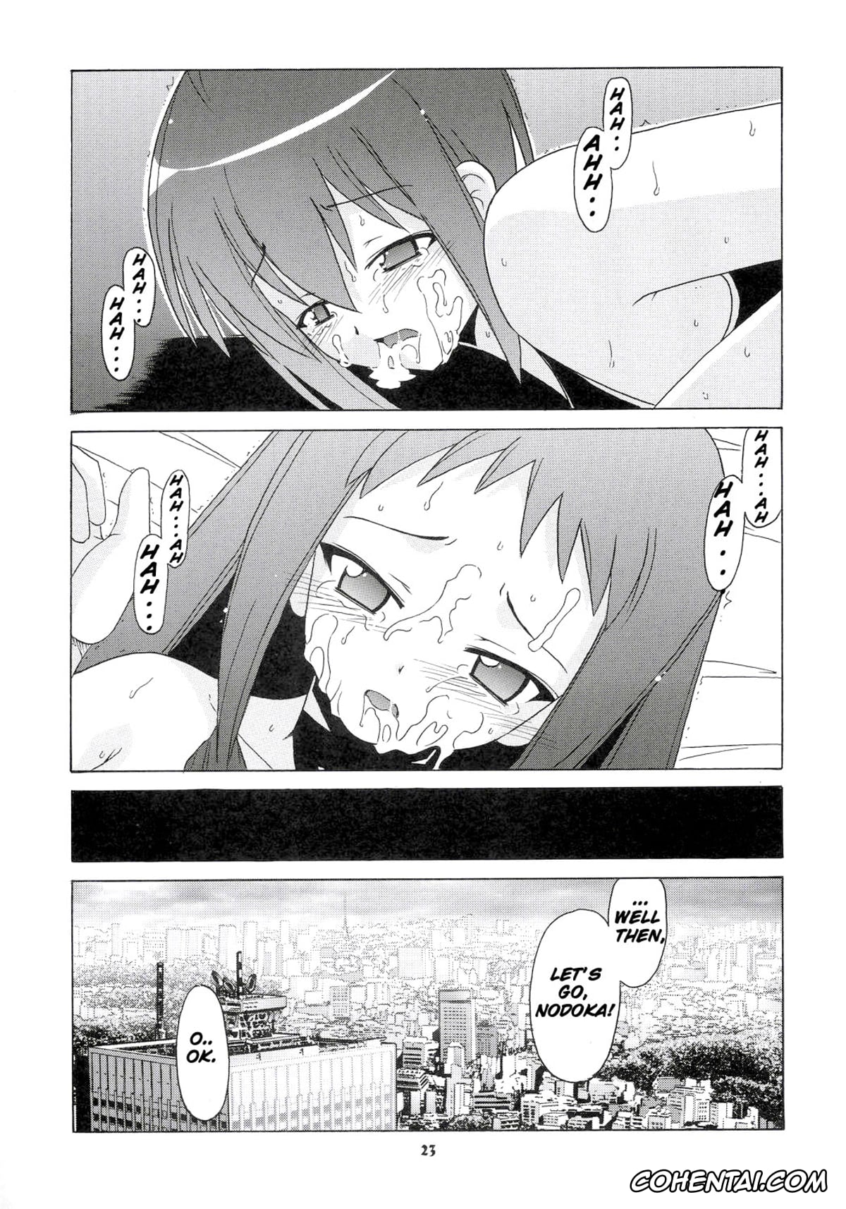 Mahou Sensei Negima xxx, Nodoka Miyazaki xxx, Yue Ayase xxx, Nodoka to Yue no Mahou Shoujo Biblion (Mahou Sensei Negima!), pagina 22