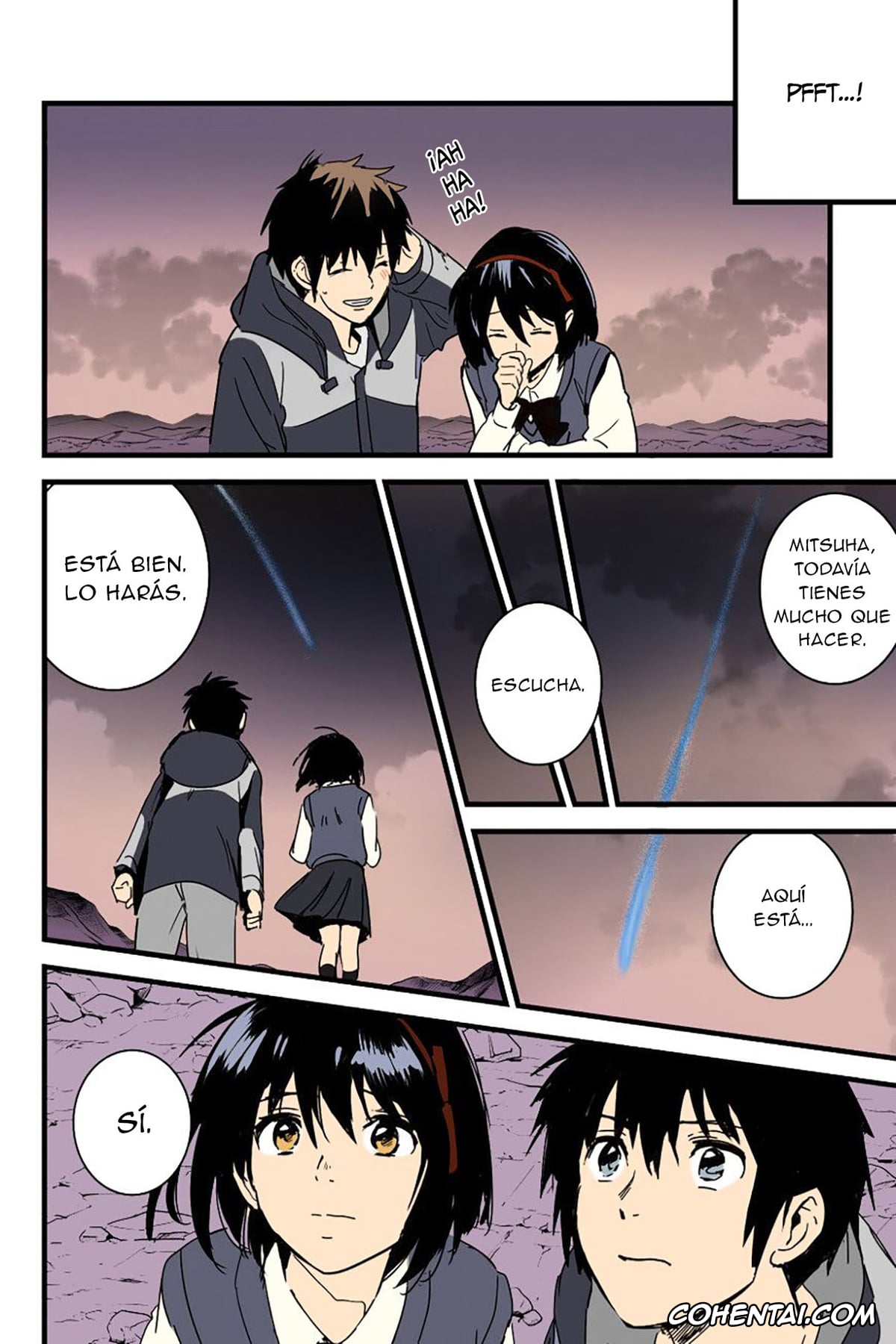 Kimi no Na wa. xxx, Mitsuha Miyamizu xxx, Taki Tachibana xxx, Mitsuha ~Netorare~ (Kimi no Na wa.), pagina 4