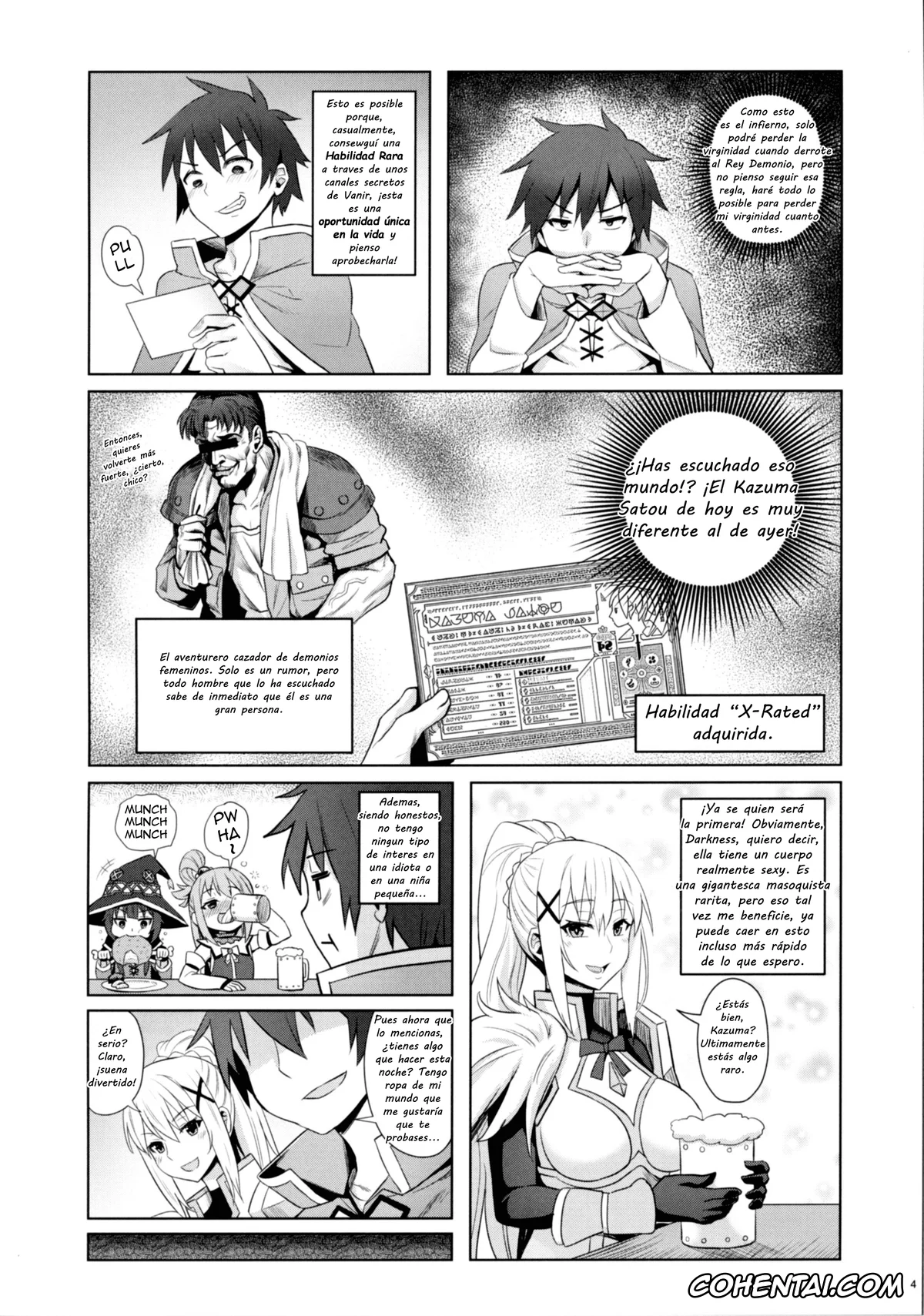 Kono Subarashii Sekai ni Syukufuku o! hentai, Darkness | Lalatina Ford Dustiness hentai, Kazuma Satou hentai, Kono Daraku Shita Onna Kishi ni Syukufuku o! (Kono Subarashii Sekai ni Syukufuku o!), pagina 6