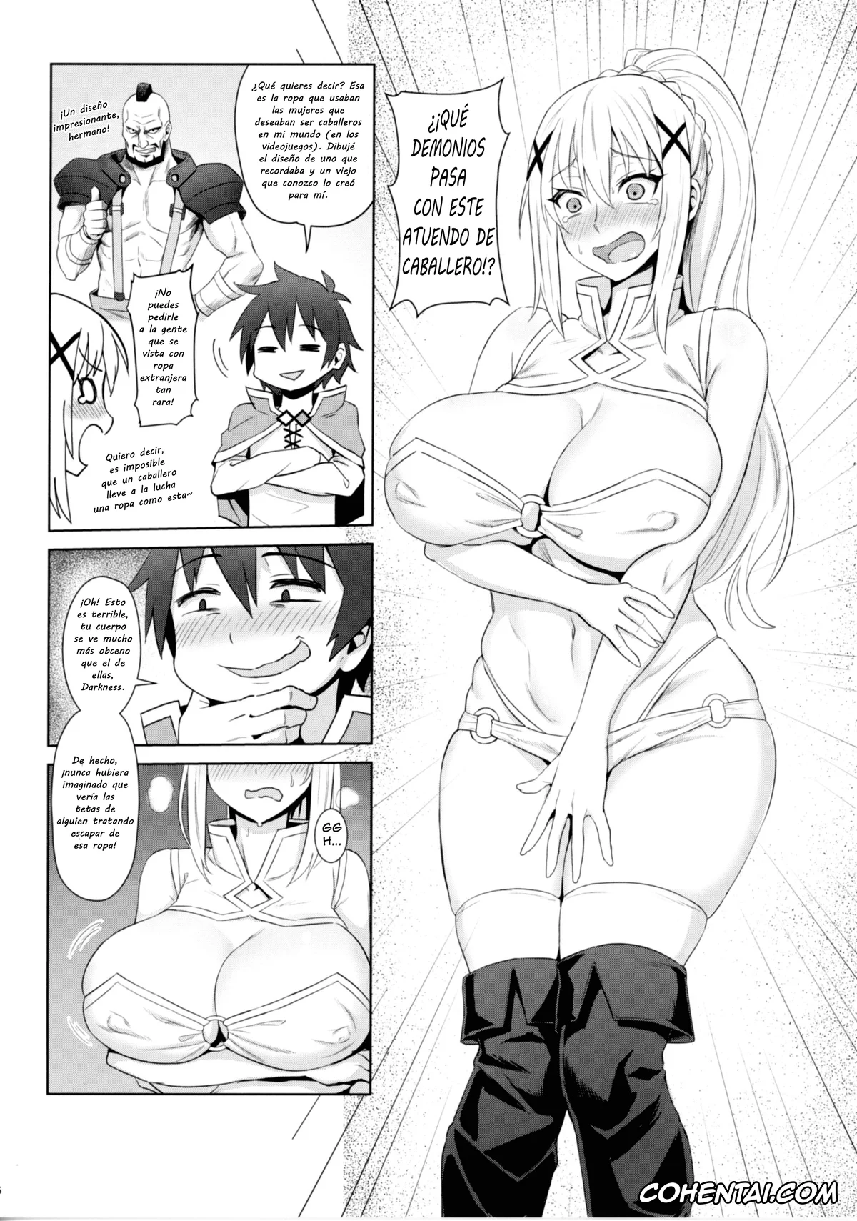 Kono Subarashii Sekai ni Syukufuku o! xxx, Darkness | Lalatina Ford Dustiness xxx, Kazuma Satou xxx, Kono Daraku Shita Onna Kishi ni Syukufuku o! (Kono Subarashii Sekai ni Syukufuku o!), pagina 7