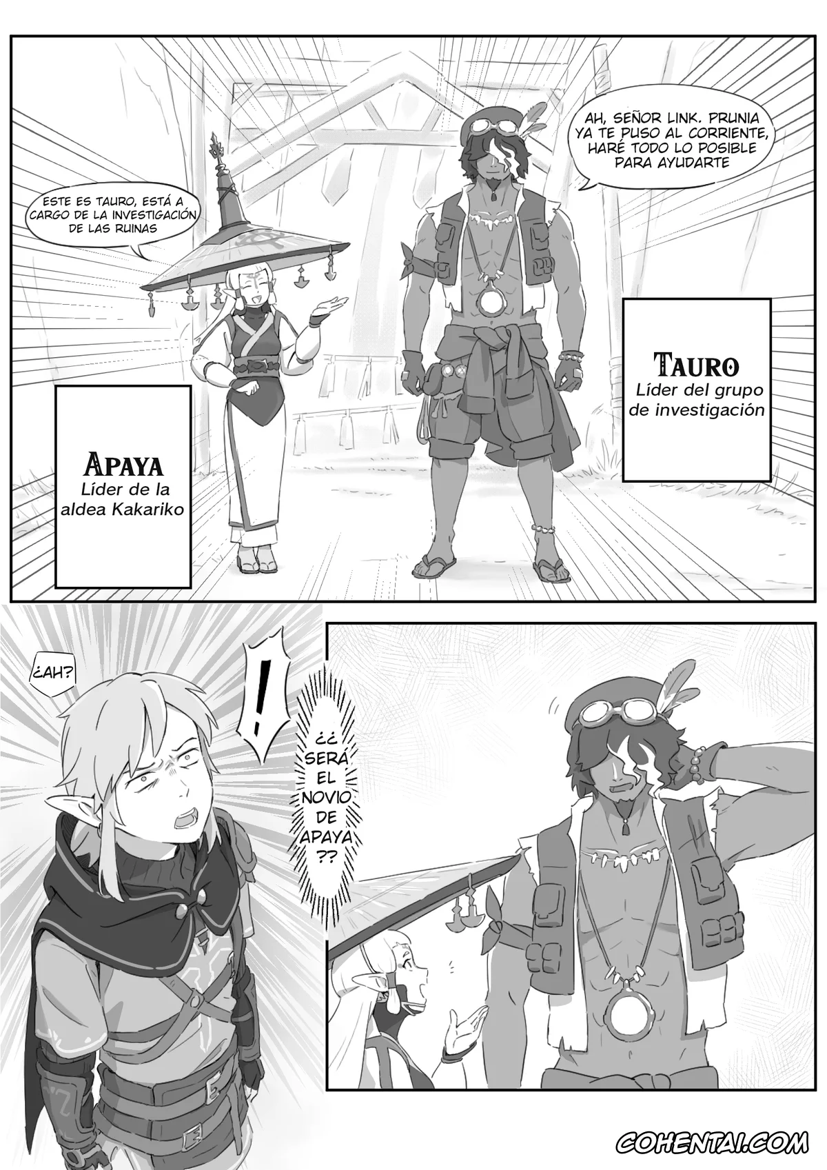The Legend Of Zelda porno, Link porno, Paya porno, Princess Zelda porno, Riju porno, La leyenda del deseo en Hyrule (The Legend of Zelda), pagina 5
