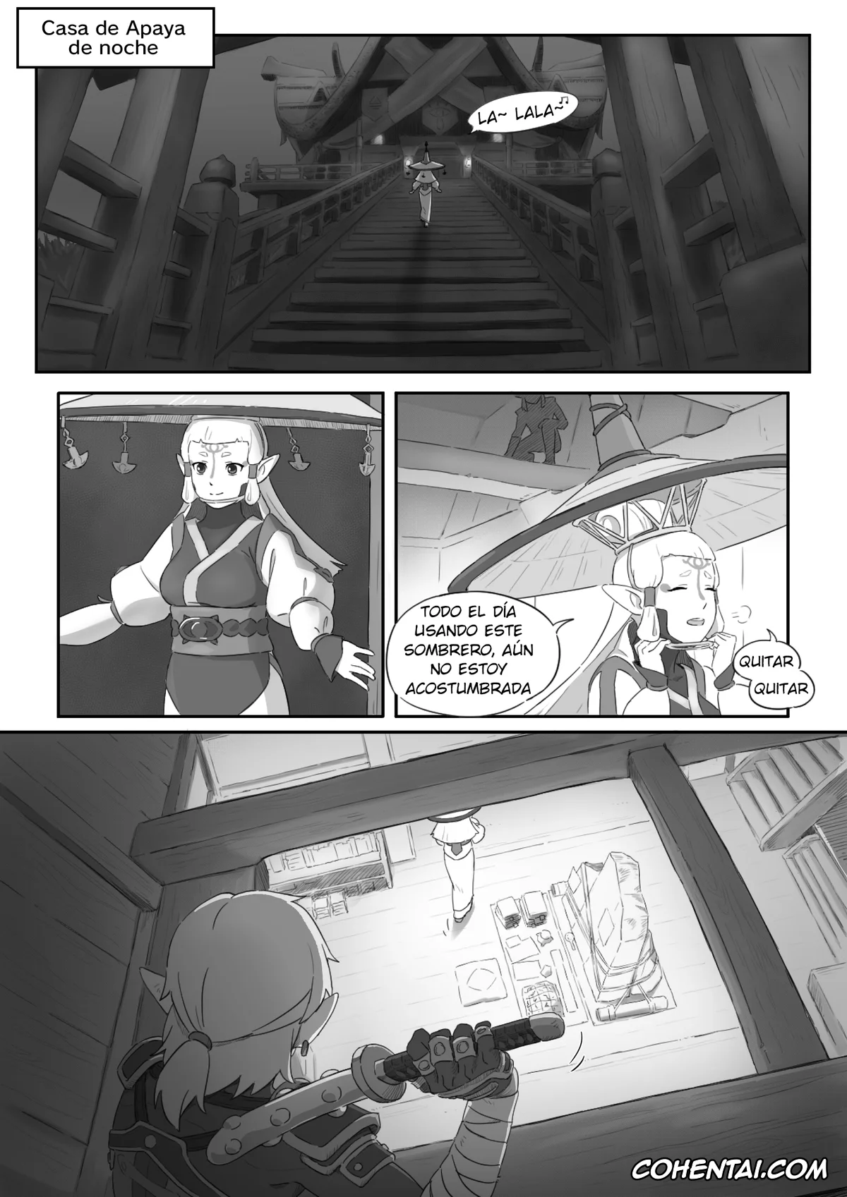 The Legend Of Zelda xxx, Link xxx, Paya xxx, Princess Zelda xxx, Riju xxx, La leyenda del deseo en Hyrule (The Legend of Zelda), pagina 7