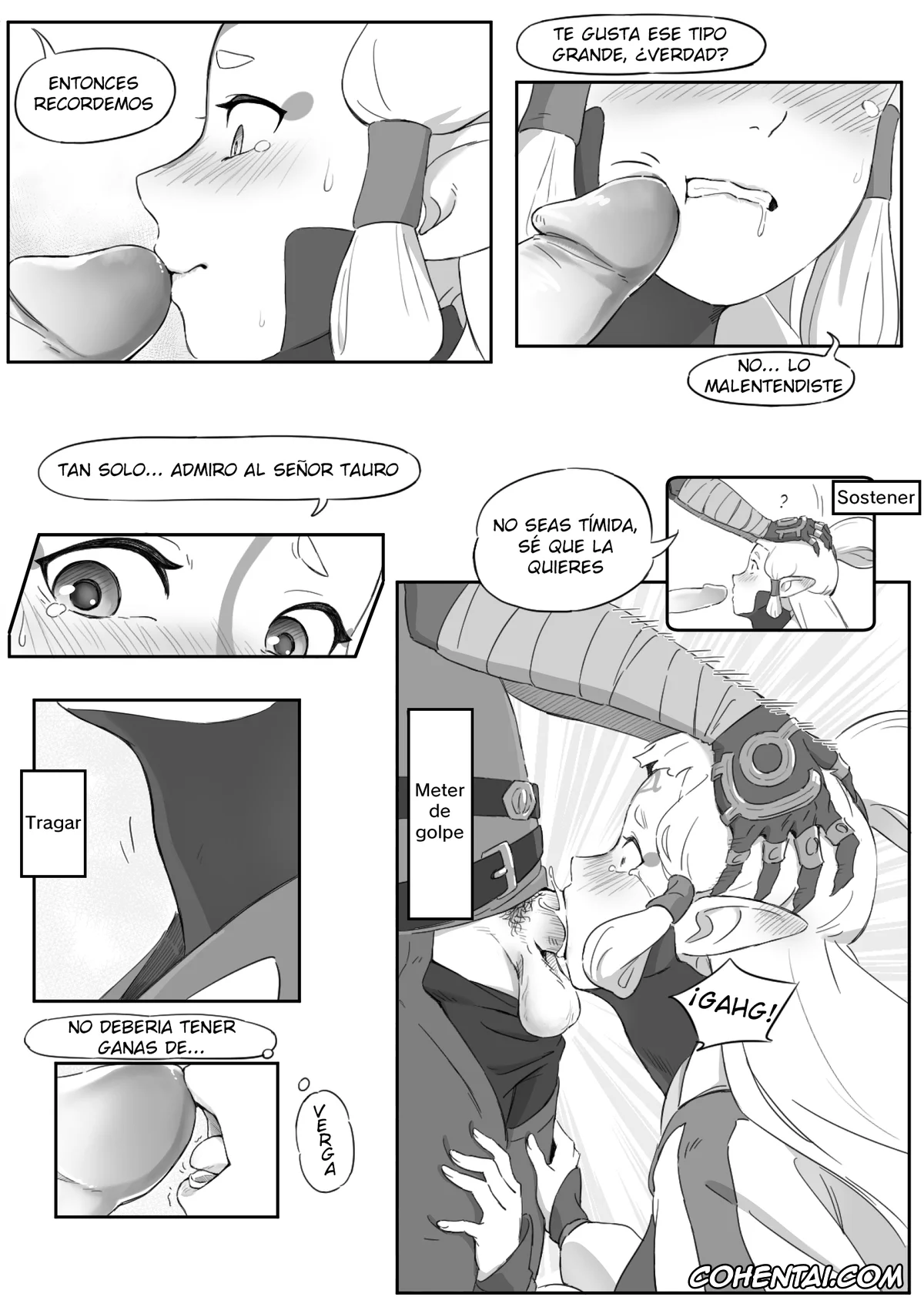 The Legend Of Zelda porno, Link porno, Paya porno, Princess Zelda porno, Riju porno, La leyenda del deseo en Hyrule (The Legend of Zelda), pagina 11