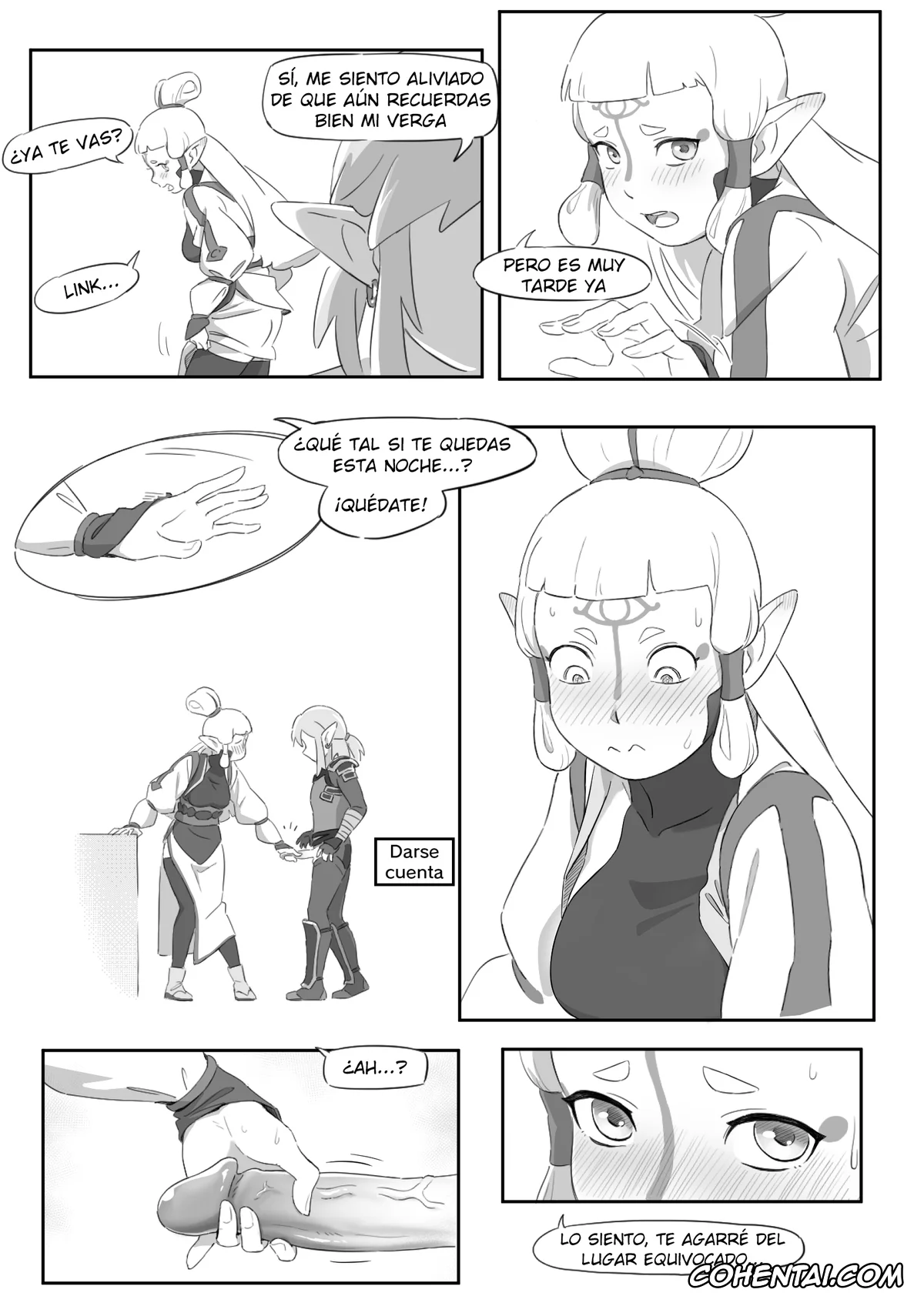 The Legend Of Zelda hentai, Link hentai, Paya hentai, Princess Zelda hentai, Riju hentai, La leyenda del deseo en Hyrule (The Legend of Zelda), pagina 18
