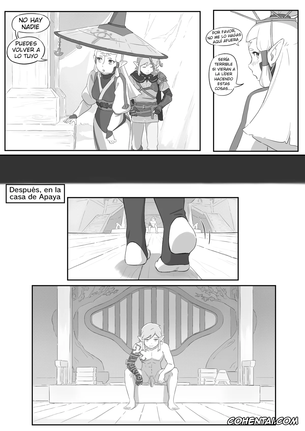 The Legend Of Zelda xxx, Link xxx, Paya xxx, Princess Zelda xxx, Riju xxx, La leyenda del deseo en Hyrule (The Legend of Zelda), pagina 25