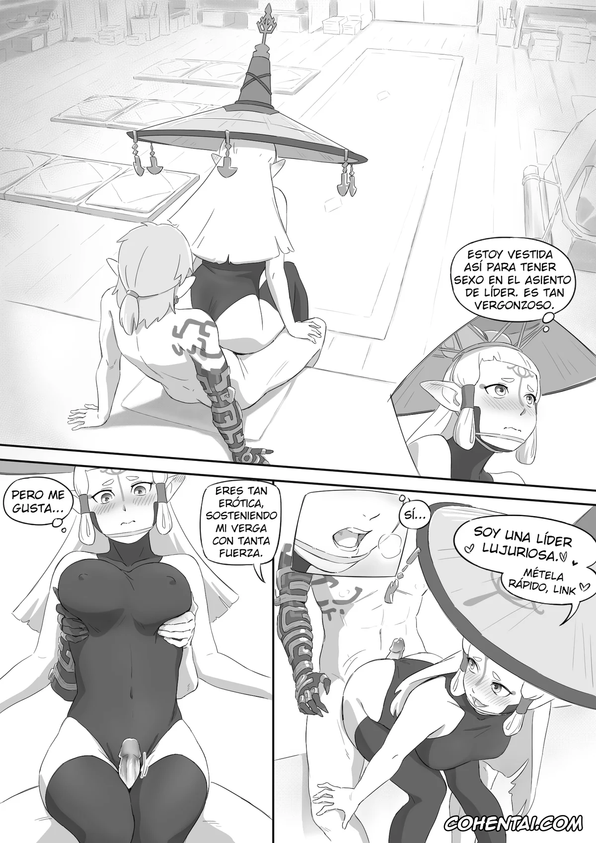 The Legend Of Zelda hentai, Link hentai, Paya hentai, Princess Zelda hentai, Riju hentai, La leyenda del deseo en Hyrule (The Legend of Zelda), pagina 27