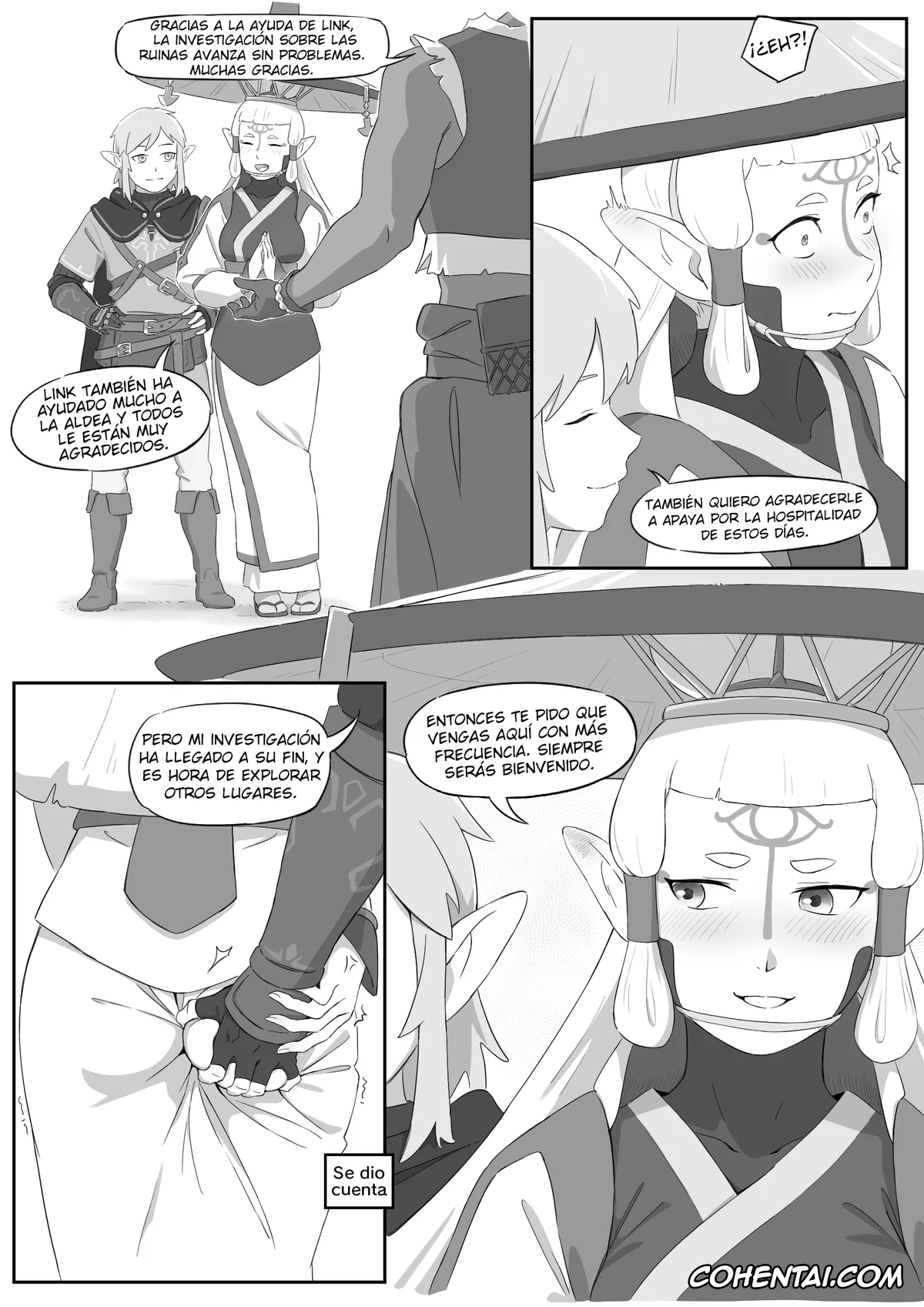 The Legend Of Zelda porno, Link porno, Paya porno, Princess Zelda porno, Riju porno, La leyenda del deseo en Hyrule (The Legend of Zelda), pagina 32