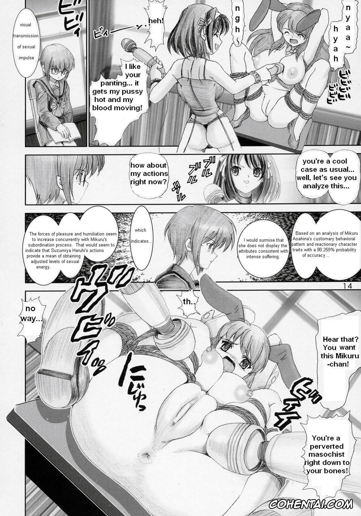 The Melancholy Of Haruhi Suzumiya | Suzumiya Haruhi No Yuuutsu xxx, Haruhi Suzumiya xxx, Mikuru Asahina xxx, Migurui: Mirai Shoujo Chijoku Ingi (Suzumiya Haruhi no Yuuutsu), pagina 13