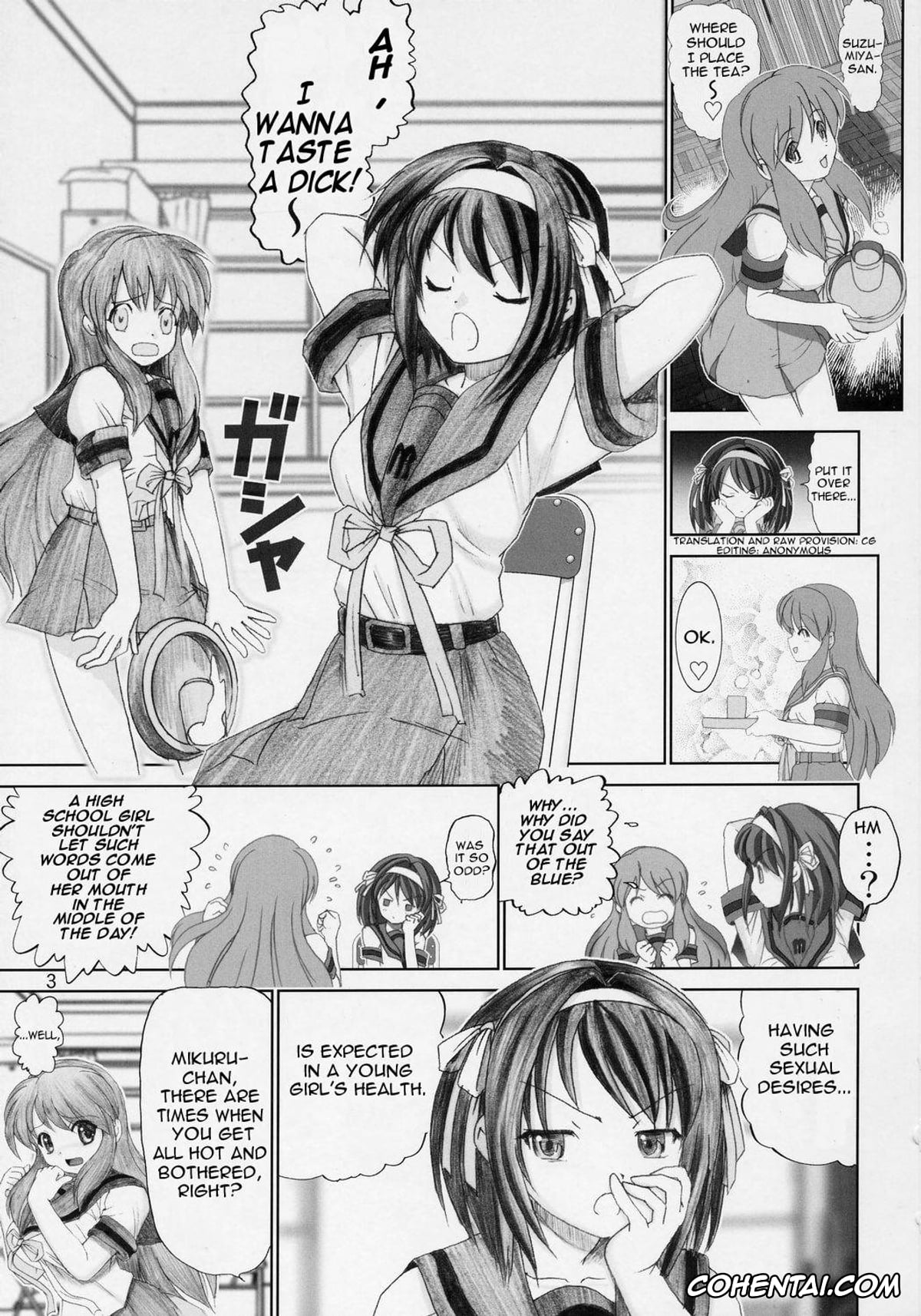 The Melancholy Of Haruhi Suzumiya | Suzumiya Haruhi No Yuuutsu porno, Haruhi Suzumiya porno, Kyon porno, Mikuru Asahina porno, Yuki Nagato porno, Migurui 2: Suzumiya Ha**hi no Soushitsu (Suzumiya Haruhi no Yuuutsu), pagina 2