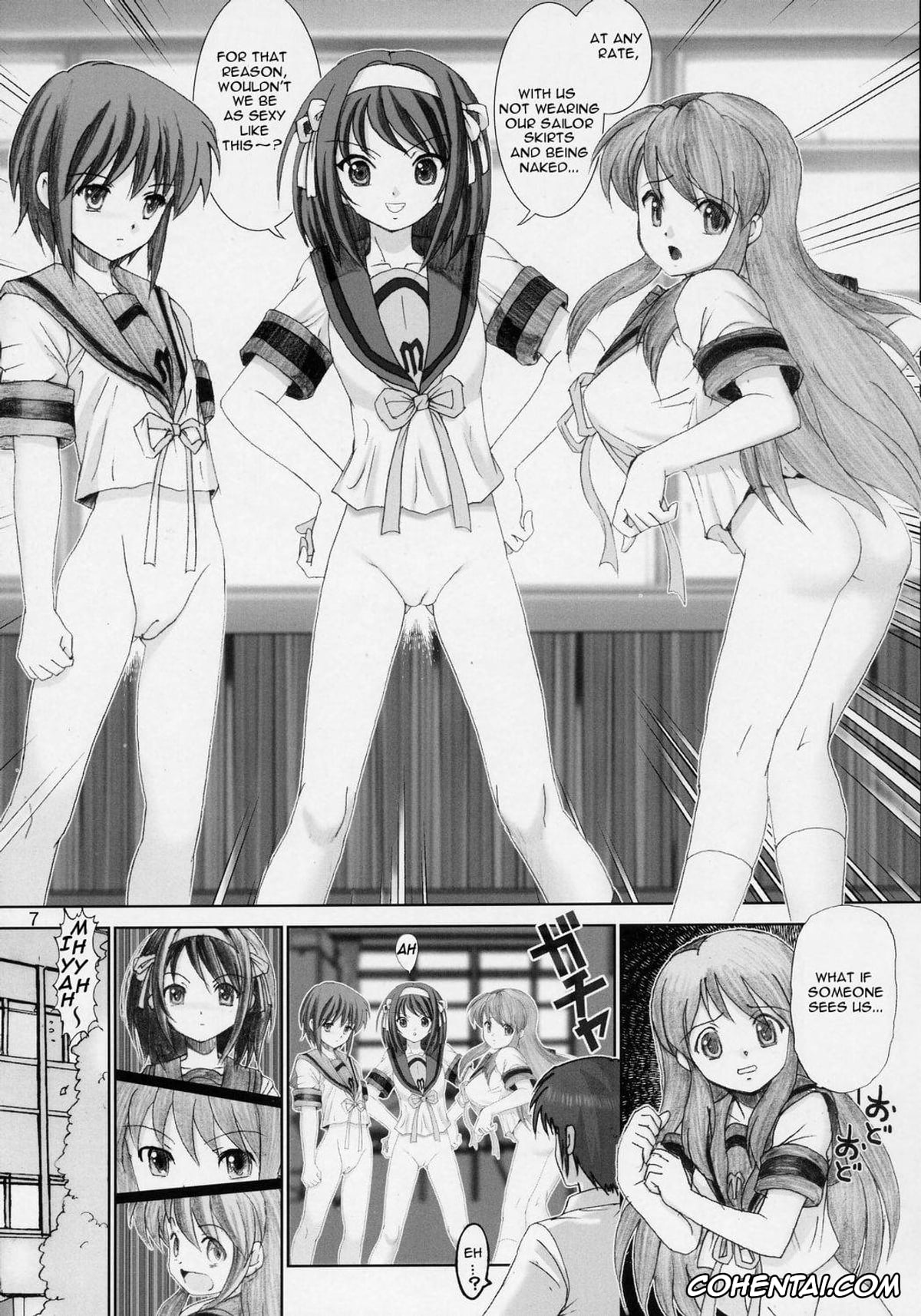 The Melancholy Of Haruhi Suzumiya | Suzumiya Haruhi No Yuuutsu hentai, Haruhi Suzumiya hentai, Kyon hentai, Mikuru Asahina hentai, Yuki Nagato hentai, Migurui 2: Suzumiya Ha**hi no Soushitsu (Suzumiya Haruhi no Yuuutsu), pagina 6