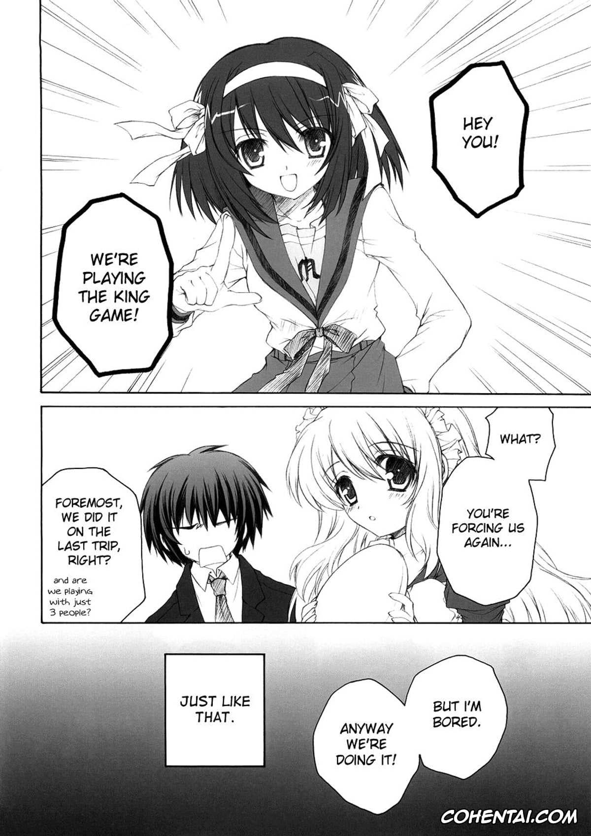 The Melancholy Of Haruhi Suzumiya | Suzumiya Haruhi No Yuuutsu hentai, Haruhi Suzumiya hentai, Kyon hentai, Mikuru Asahina hentai, Mikurukuru (Suzumiya Haruhi no Yuuutsu), pagina 3