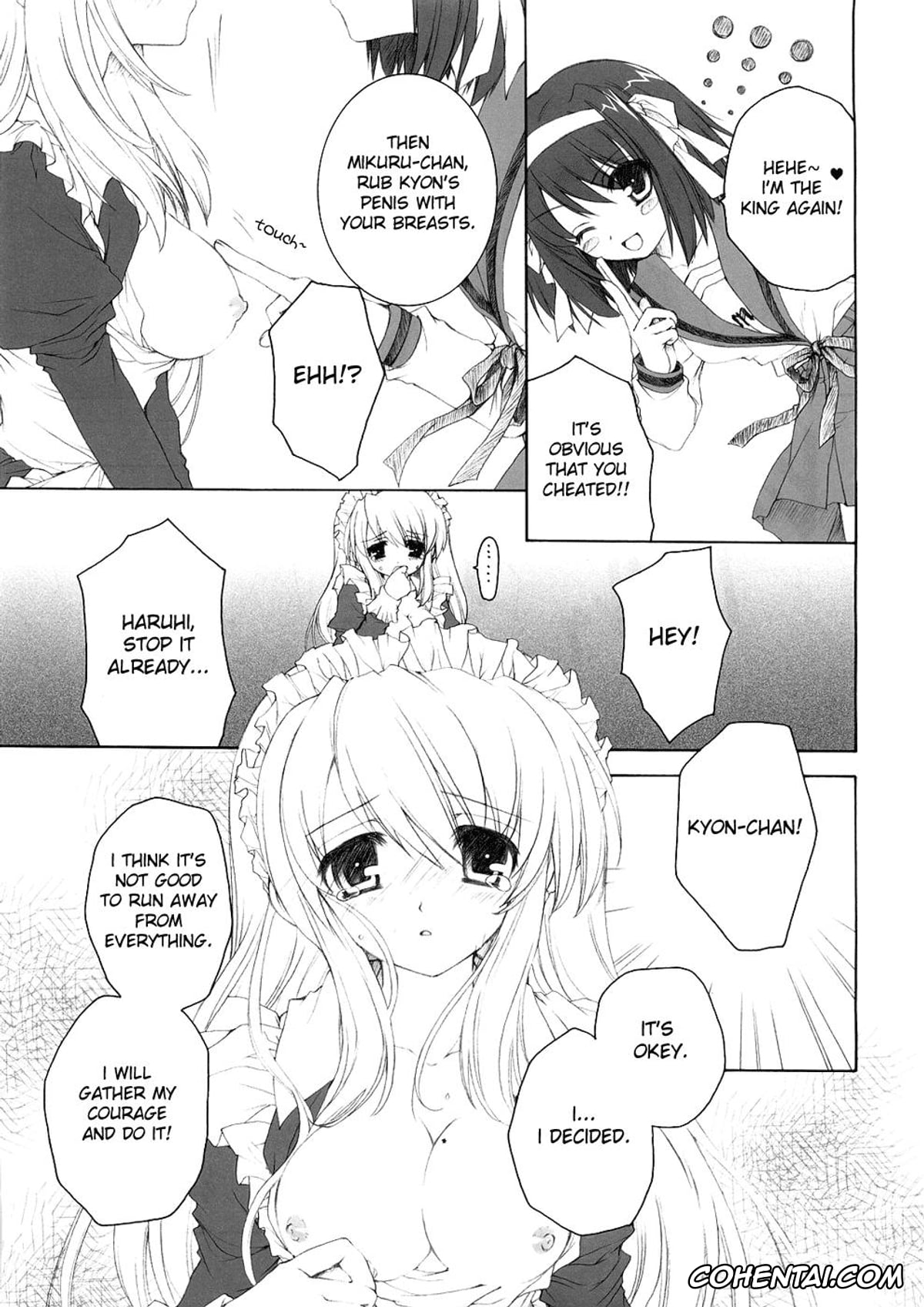 The Melancholy Of Haruhi Suzumiya | Suzumiya Haruhi No Yuuutsu hentai, Haruhi Suzumiya hentai, Kyon hentai, Mikuru Asahina hentai, Mikurukuru (Suzumiya Haruhi no Yuuutsu), pagina 6