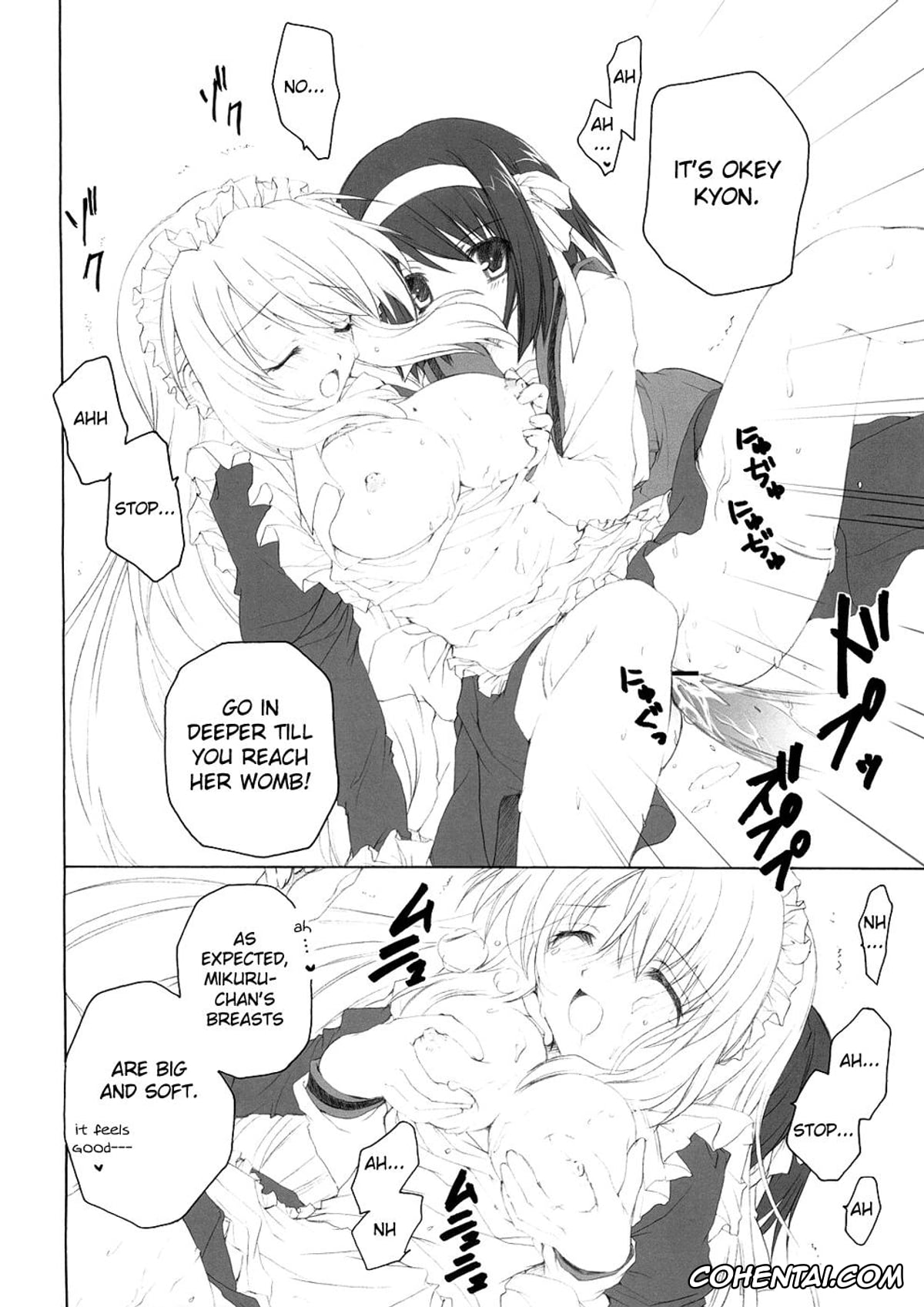 The Melancholy Of Haruhi Suzumiya | Suzumiya Haruhi No Yuuutsu hentai, Haruhi Suzumiya hentai, Kyon hentai, Mikuru Asahina hentai, Mikurukuru (Suzumiya Haruhi no Yuuutsu), pagina 9