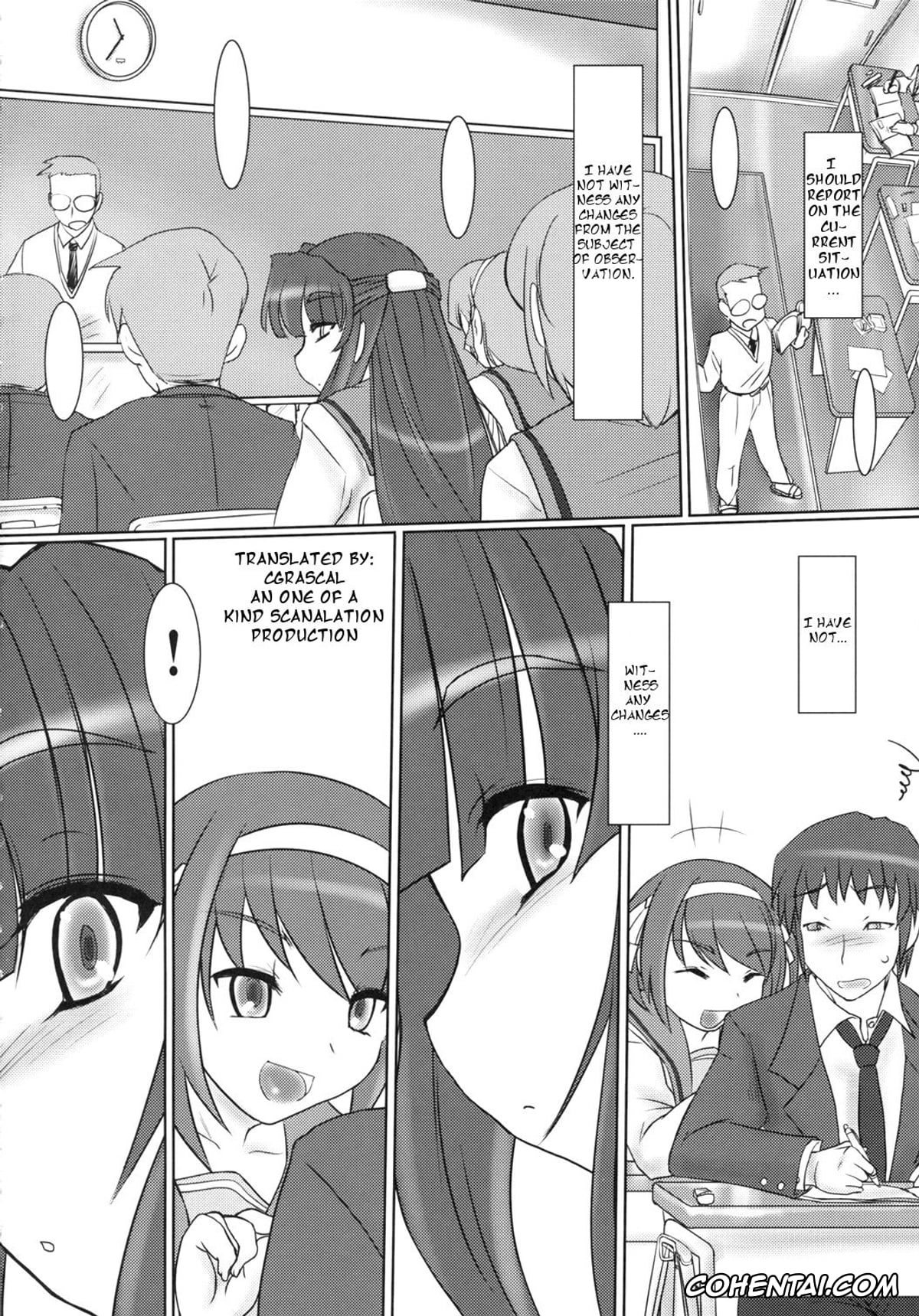 The Melancholy Of Haruhi Suzumiya | Suzumiya Haruhi No Yuuutsu xxx, Kyon xxx, Ryoko Asakura xxx, Michi Naru Jouhou Flare o Yume ni Motomete (The Melancholy of Haruhi Suzumiya), pagina 4