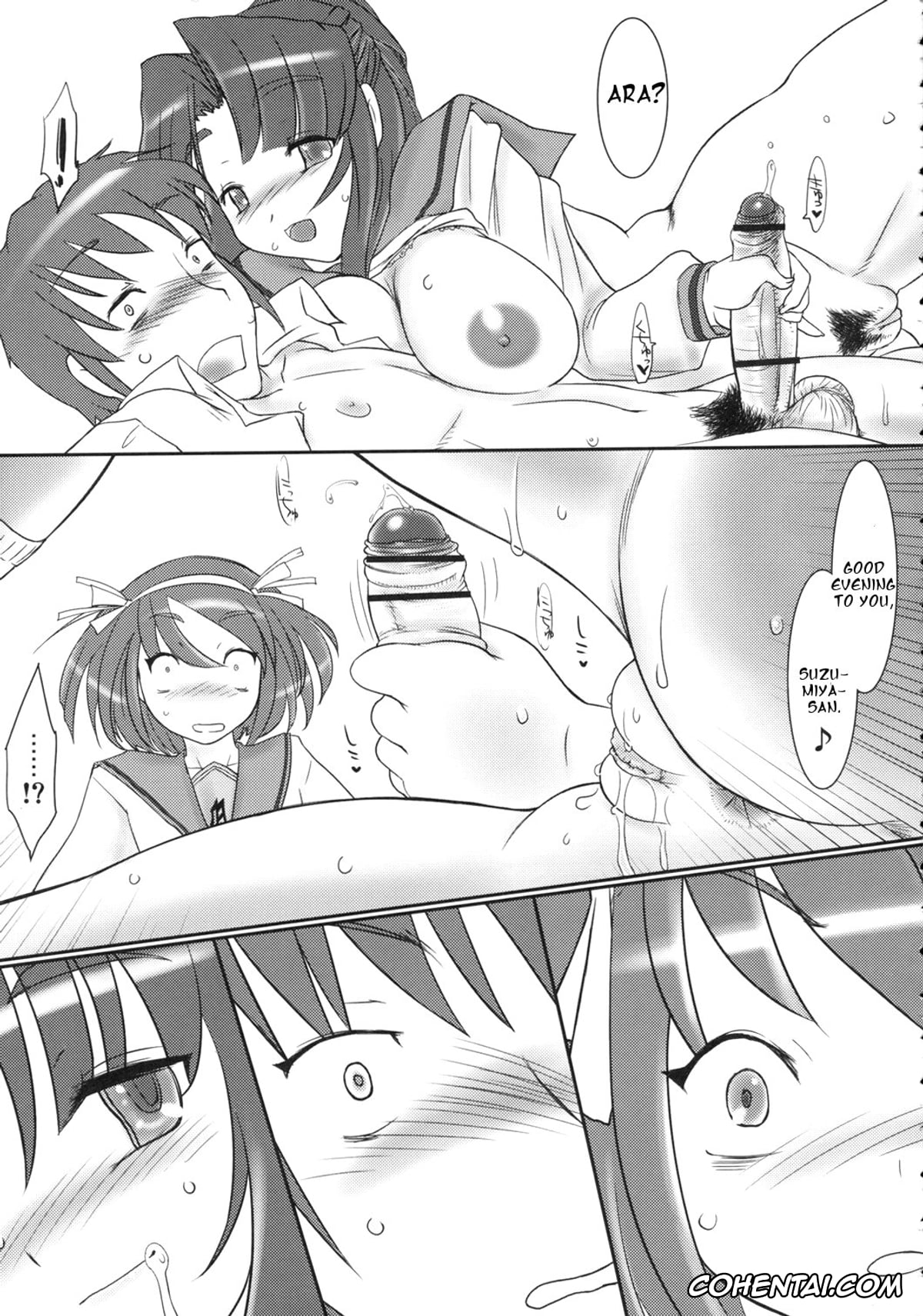 The Melancholy Of Haruhi Suzumiya | Suzumiya Haruhi No Yuuutsu hentai, Kyon hentai, Ryoko Asakura hentai, Michi Naru Jouhou Flare o Yume ni Motomete (The Melancholy of Haruhi Suzumiya), pagina 27