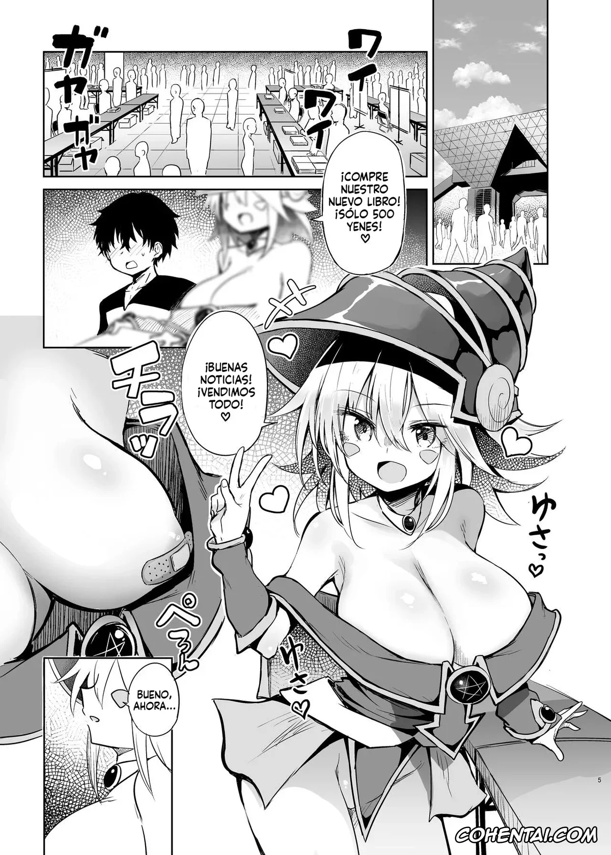 Yu-Gi-Oh! porno, Dark Magician Girl porno, Black Magician Girl Cosplayer to Off-Pako Sex (Yu-Gi-Oh!), pagina 5
