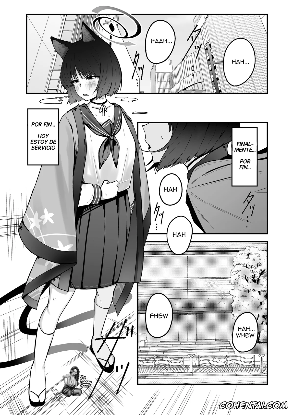 Blue Archive hentai, Kikyou Kiryuu hentai, Sensei hentai, Kikyou no Shiriana (Blue Archive), pagina 3