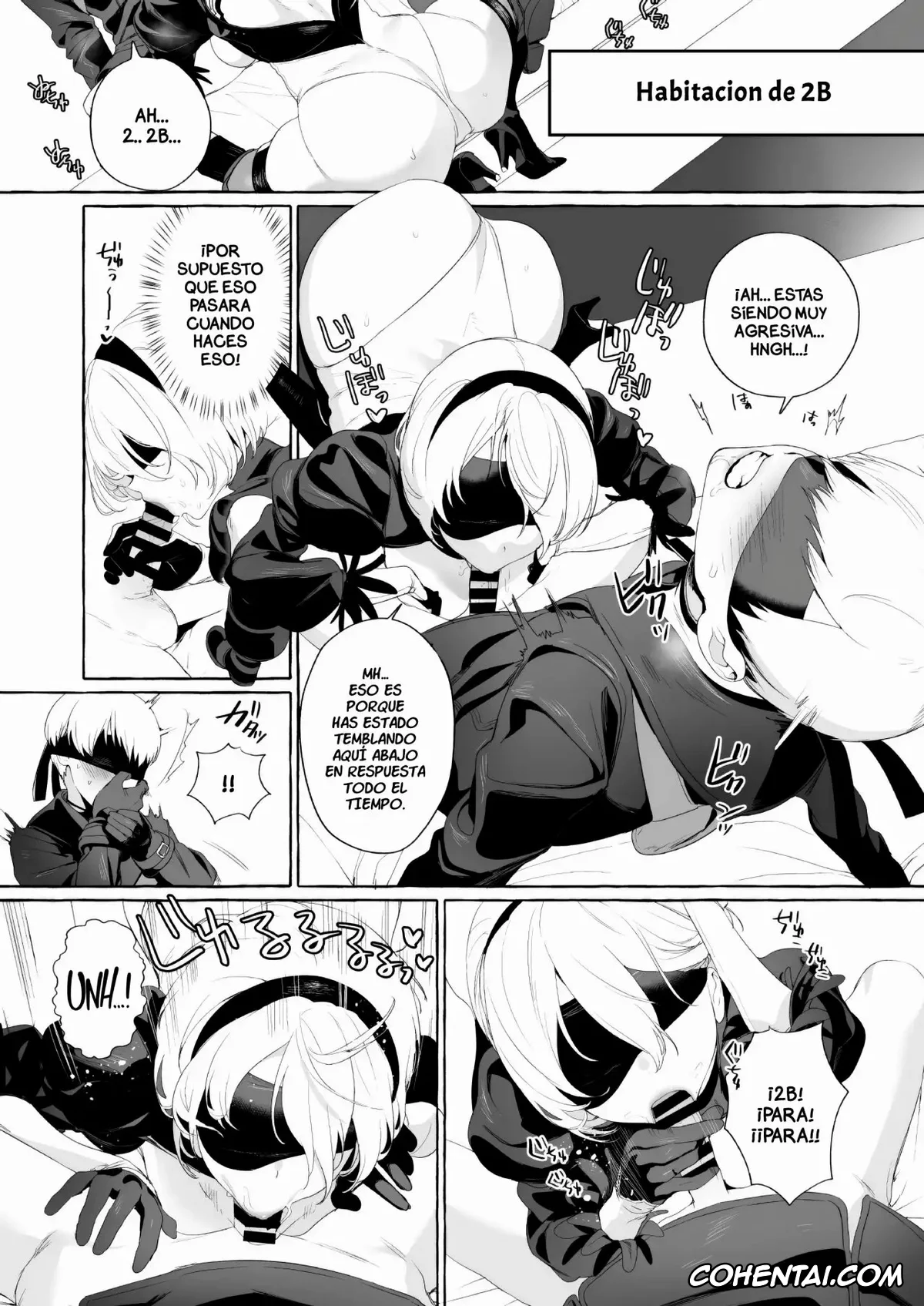 NieR:Automata hentai, Nier Automata hentai, 2B hentai, 9S hentai, 2B Model Sexaroid-ka Keikakusho (NieR:Automata), pagina 3