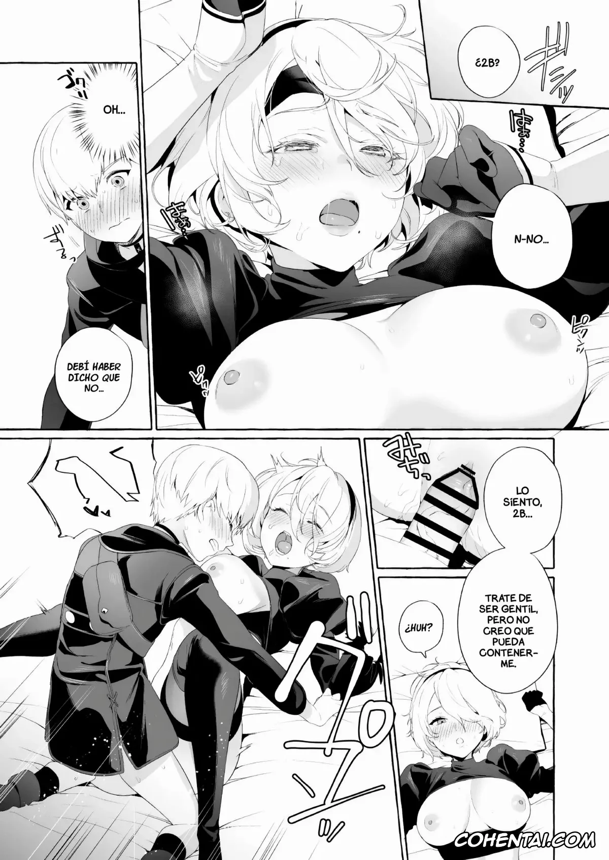 NieR:Automata hentai, Nier Automata hentai, 2B hentai, 9S hentai, 2B Model Sexaroid-ka Keikakusho (NieR:Automata), pagina 6