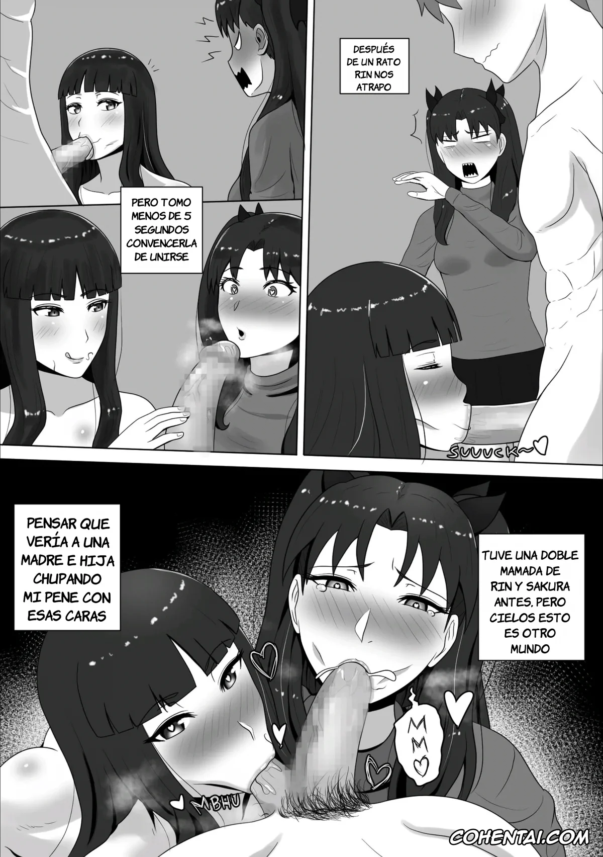 Fate/stay night hentai, Fate Zero hentai, Aoi Tosaka hentai, Rin Tosaka hentai, Shirou Emiya hentai, Tosaka-ke Oyakodon (Fate/stay night), pagina 6