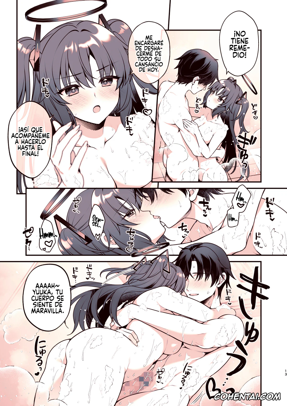 Blue Archive hentai, Sensei hentai, Yuuka Hayase hentai, Shower de Yuuka to (Blue Archive), pagina 12