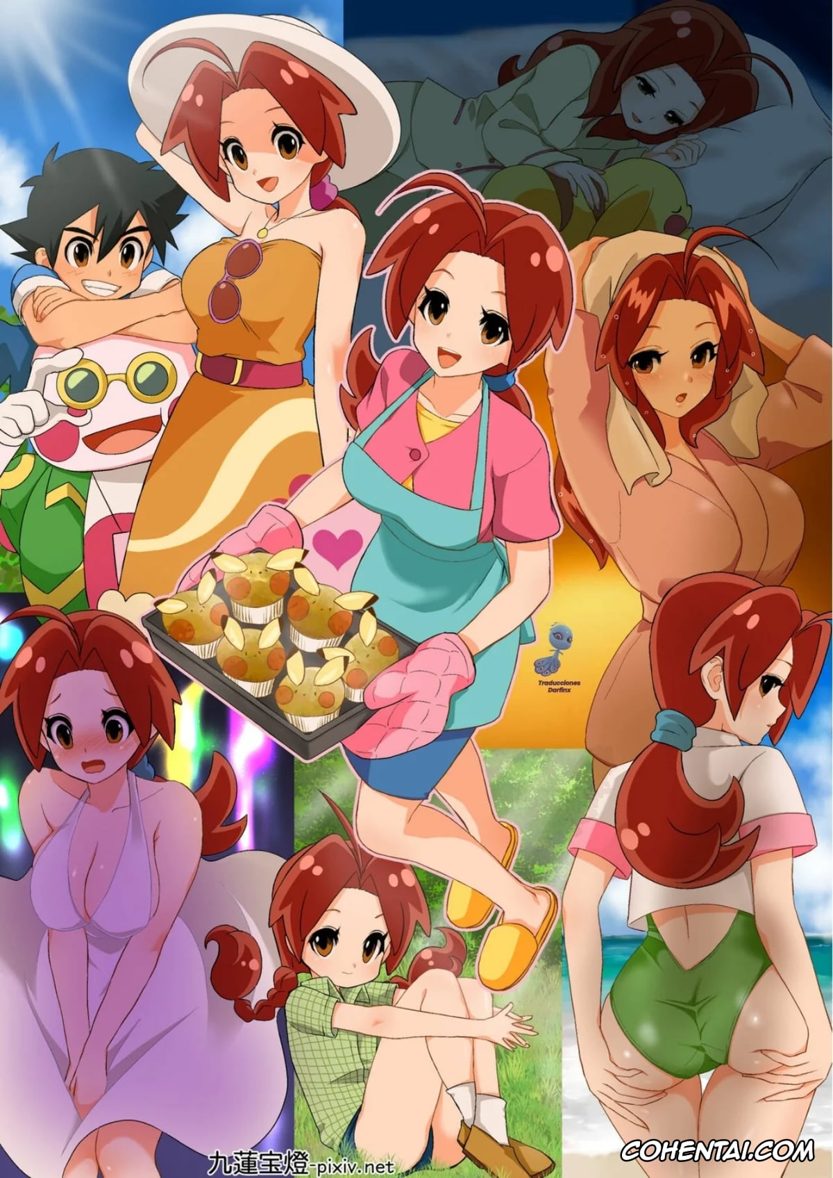 Pokemon | Pocket Monsters xxx, Ash ketchum xxx, Delia Ketchum xxx, SatoHana R18 (Pokémon Journeys), pagina 1