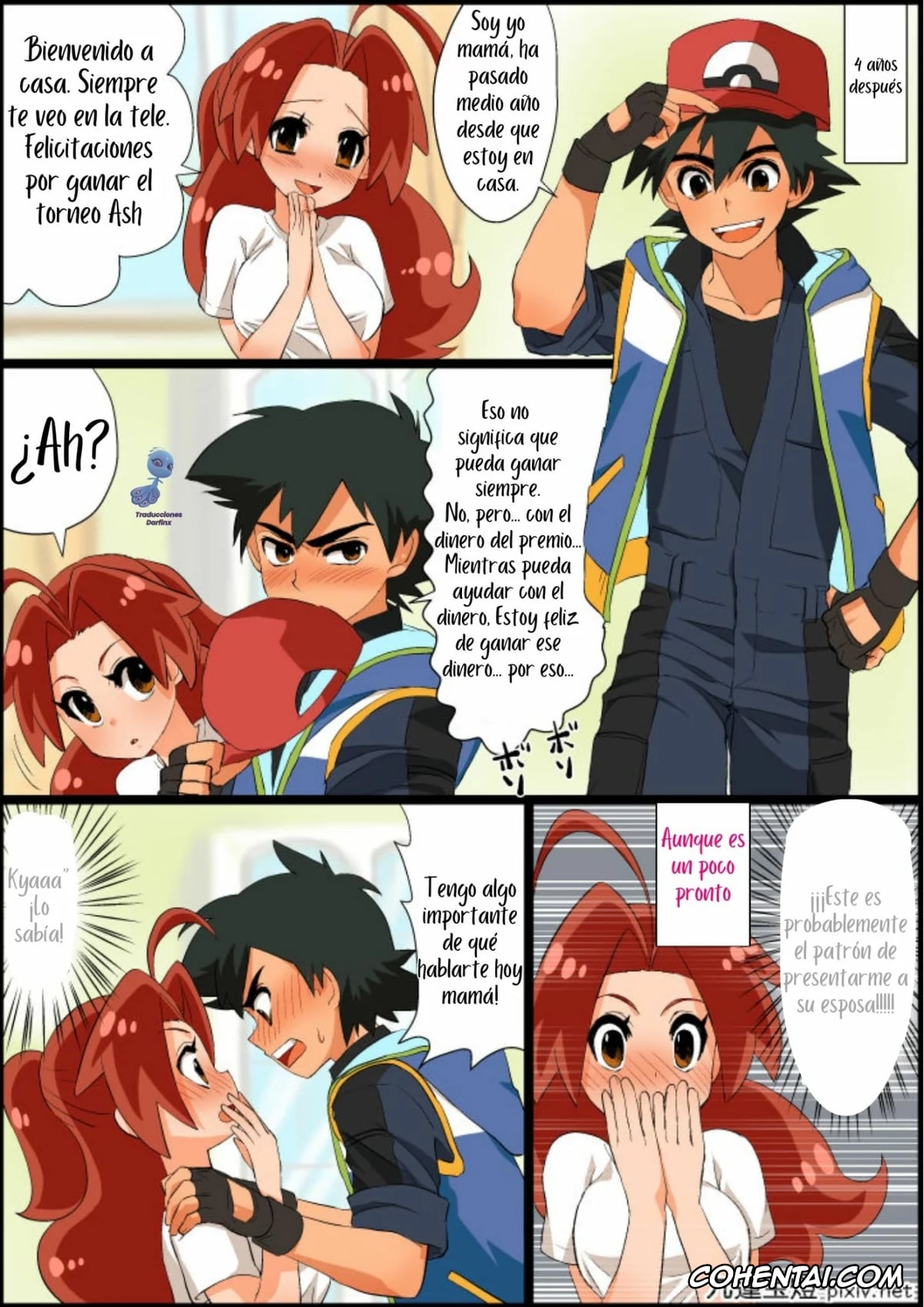 Pokemon | Pocket Monsters xxx, Ash ketchum xxx, Delia Ketchum xxx, SatoHana R18 (Pokémon Journeys), pagina 7
