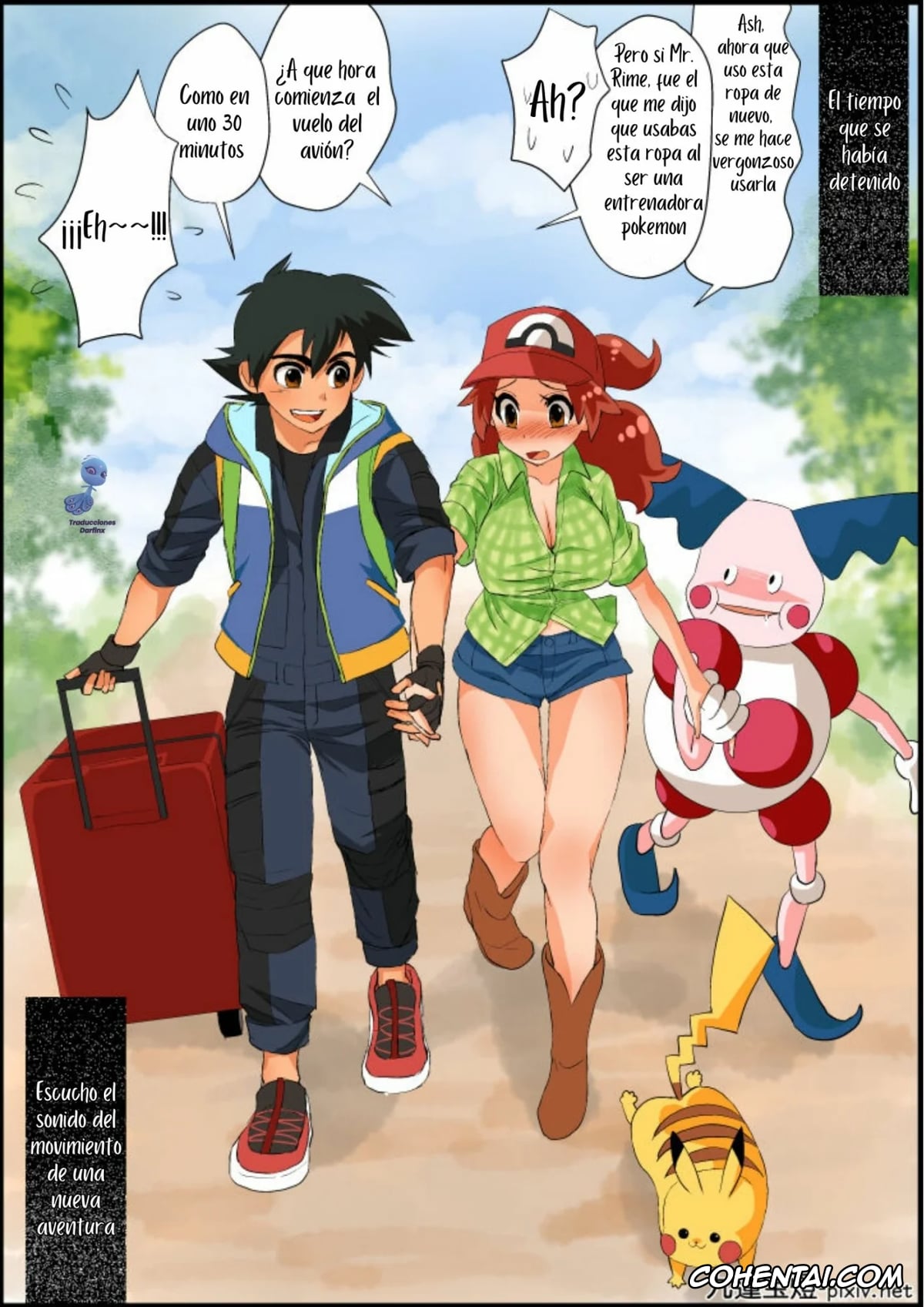 Pokemon | Pocket Monsters xxx, Ash ketchum xxx, Delia Ketchum xxx, SatoHana R18 (Pokémon Journeys), pagina 10