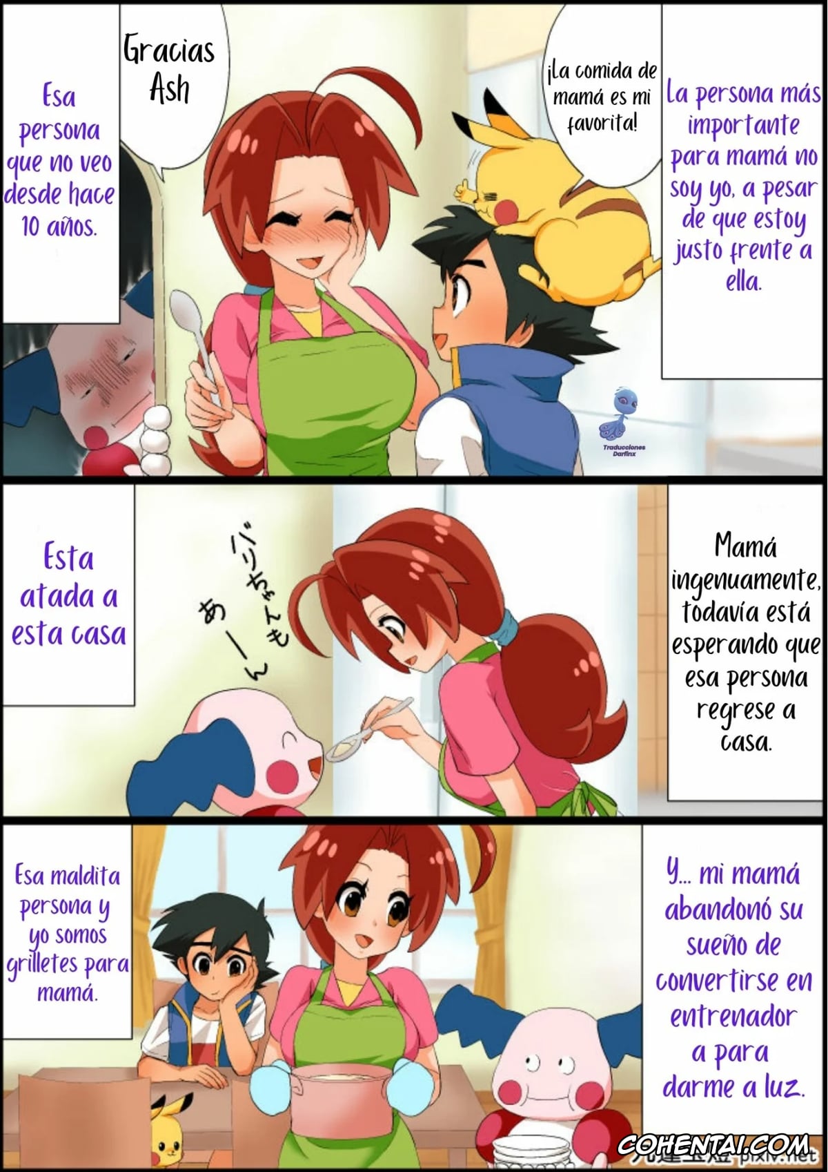 Pokemon | Pocket Monsters xxx, Ash ketchum xxx, Delia Ketchum xxx, SatoHana R18 (Pokémon Journeys), pagina 13