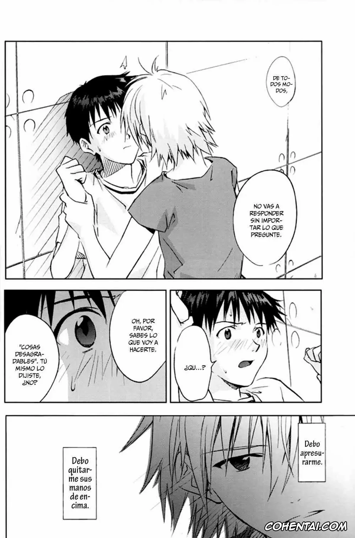 Neon Genesis Evangelion hentai, Kaworu Nagisa hentai, Shinji Ikari hentai, and down & down (Neon Genesis Evangelion), pagina 15