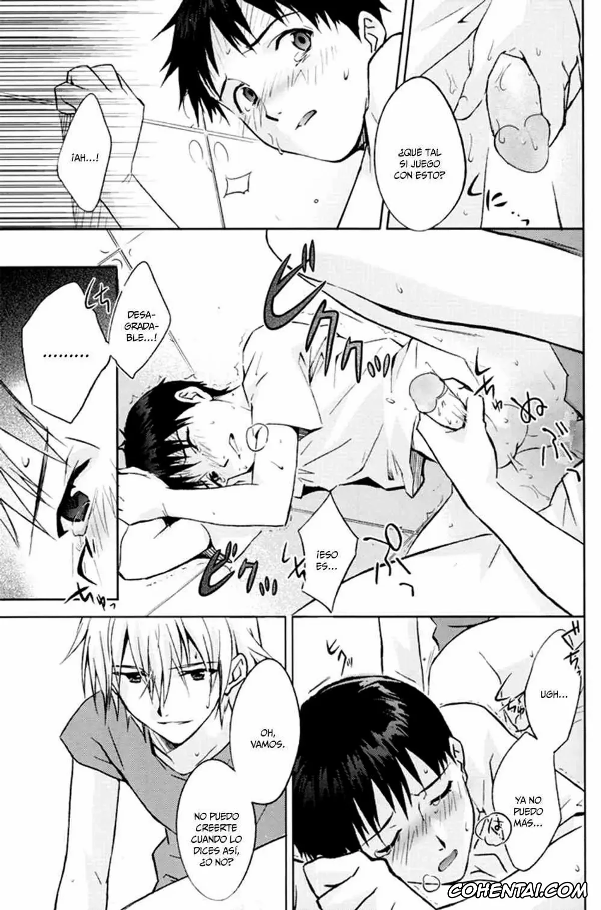 Neon Genesis Evangelion xxx, Kaworu Nagisa xxx, Shinji Ikari xxx, and down & down (Neon Genesis Evangelion), pagina 22