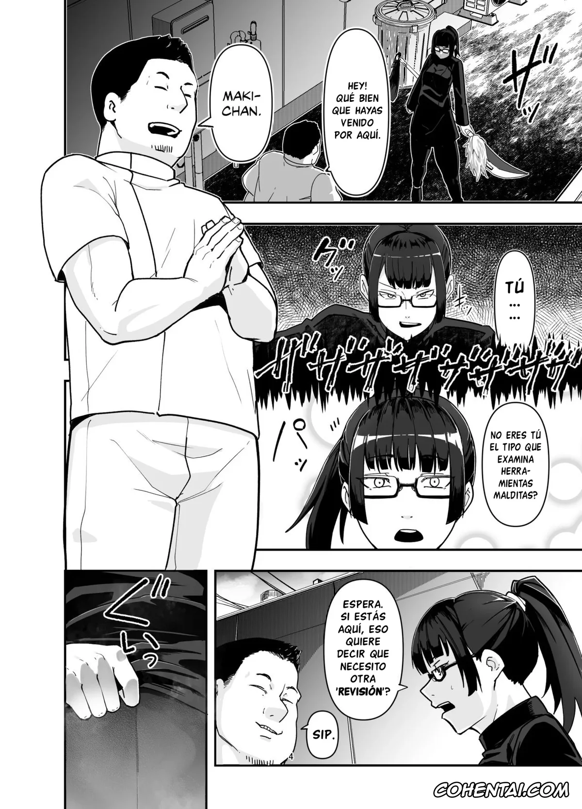 Jujutsu Kaisen xxx, Maki Zenin xxx, Zenin Maki o Iinari ni Suru Megane (Jujutsu Kaisen), pagina 4