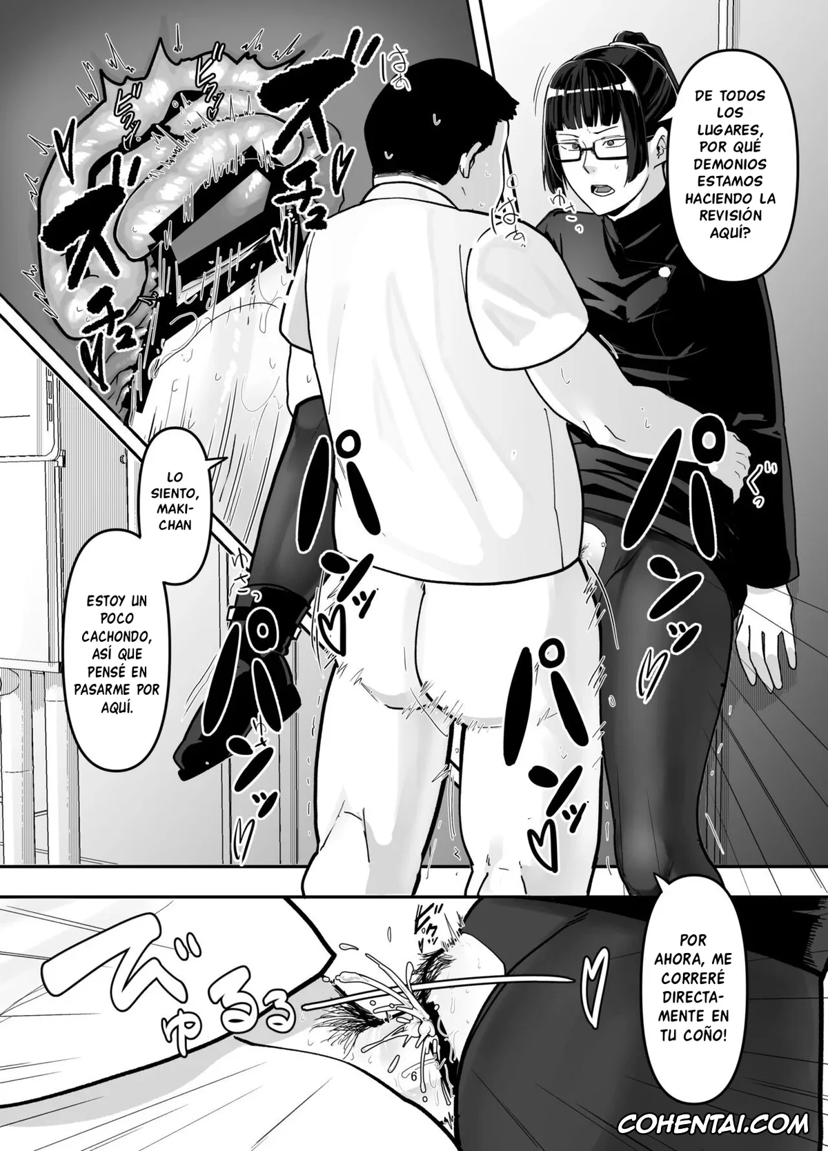 Jujutsu Kaisen hentai, Maki Zenin hentai, Zenin Maki o Iinari ni Suru Megane (Jujutsu Kaisen), pagina 6