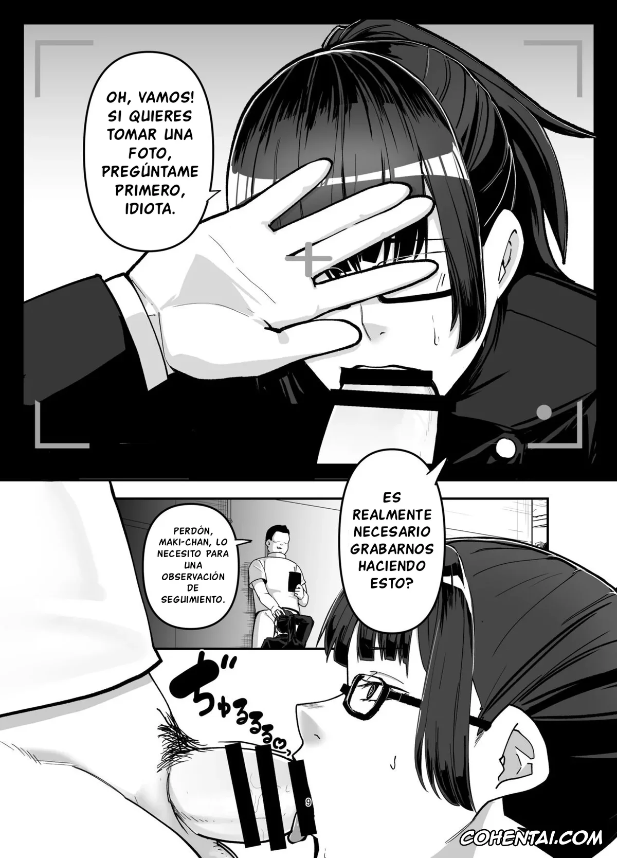 Jujutsu Kaisen hentai, Maki Zenin hentai, Zenin Maki o Iinari ni Suru Megane (Jujutsu Kaisen), pagina 9